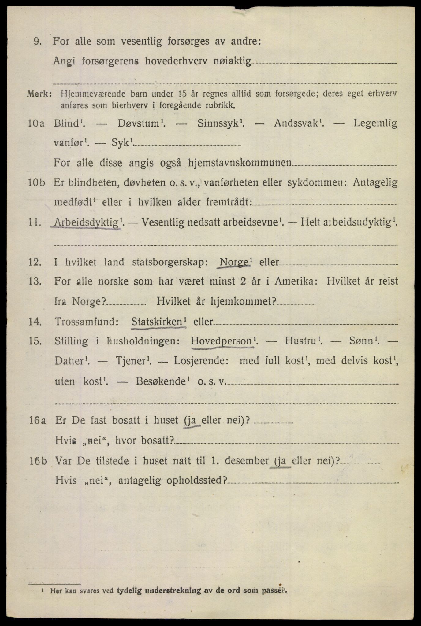 SAKO, 1920 census for Flesberg, 1920, p. 3718
