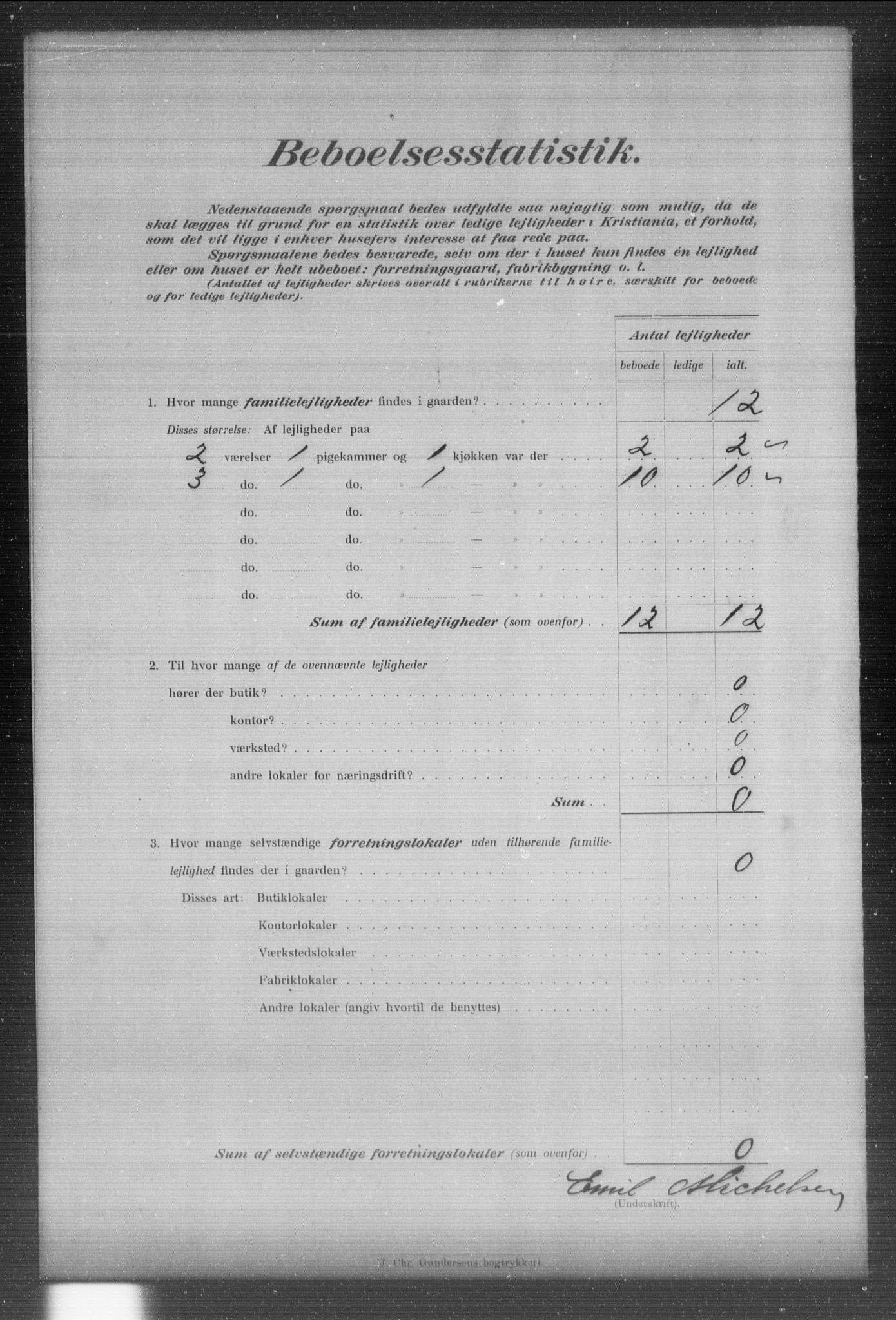 OBA, Municipal Census 1903 for Kristiania, 1903, p. 17582