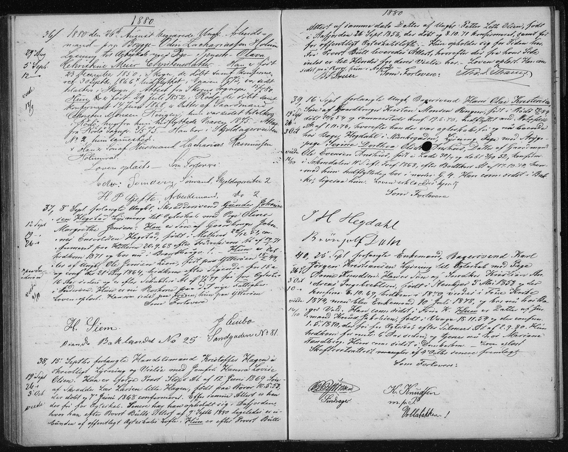 Ministerialprotokoller, klokkerbøker og fødselsregistre - Sør-Trøndelag, AV/SAT-A-1456/601/L0056: Parish register (official) no. 601A24, 1867-1883