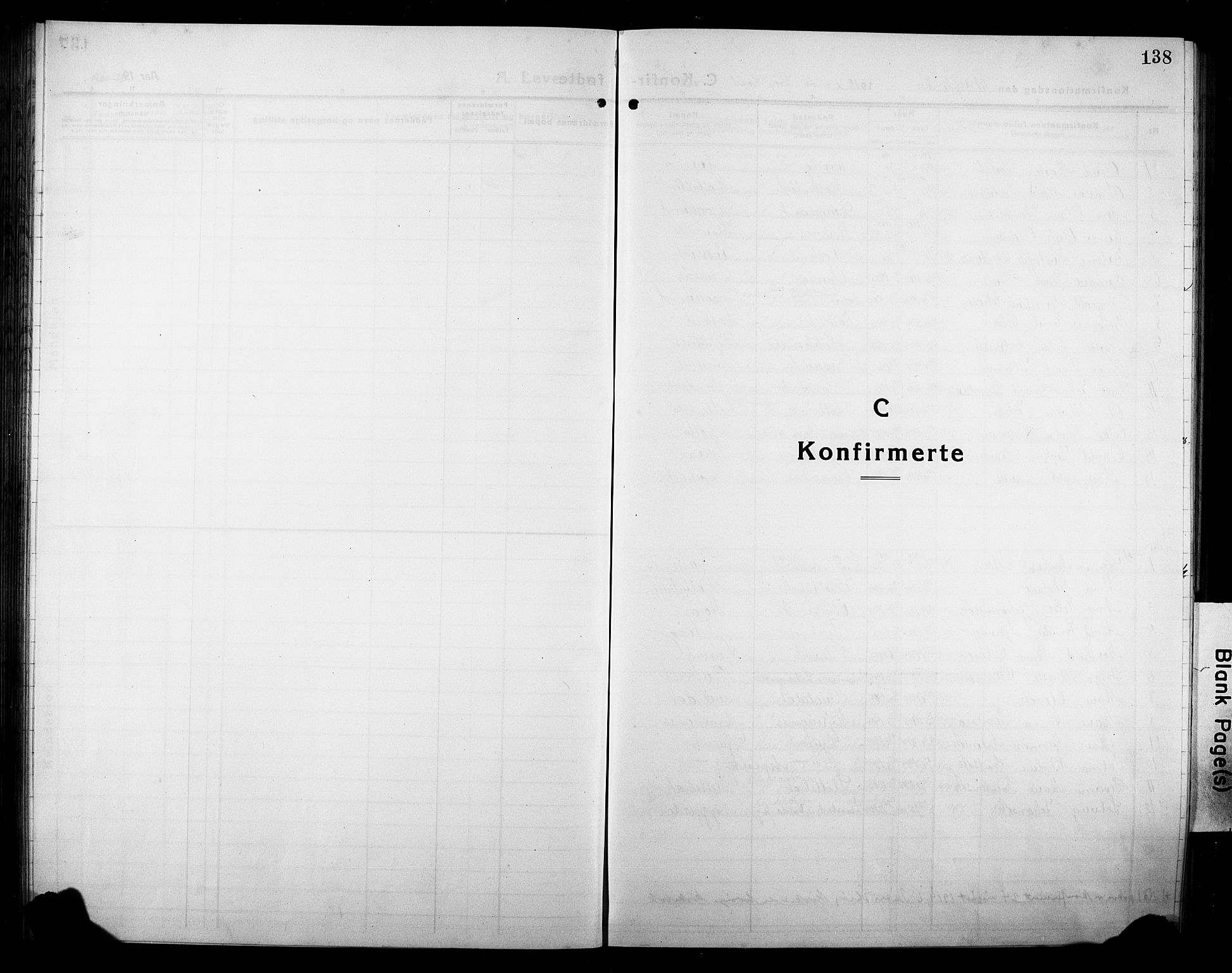 Ministerialprotokoller, klokkerbøker og fødselsregistre - Møre og Romsdal, SAT/A-1454/507/L0084: Parish register (copy) no. 507C07, 1919-1932, p. 138