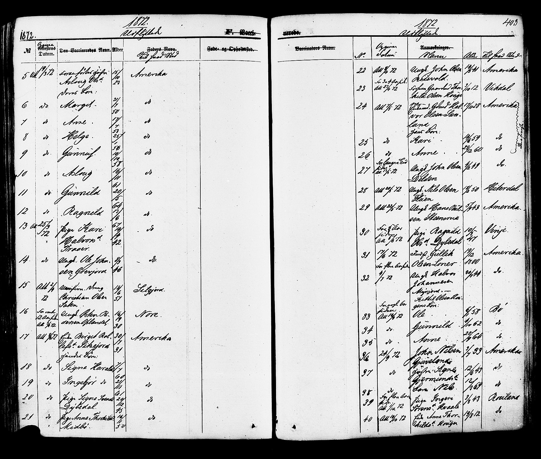 Hjartdal kirkebøker, SAKO/A-270/F/Fa/L0009: Parish register (official) no. I 9, 1860-1879, p. 403