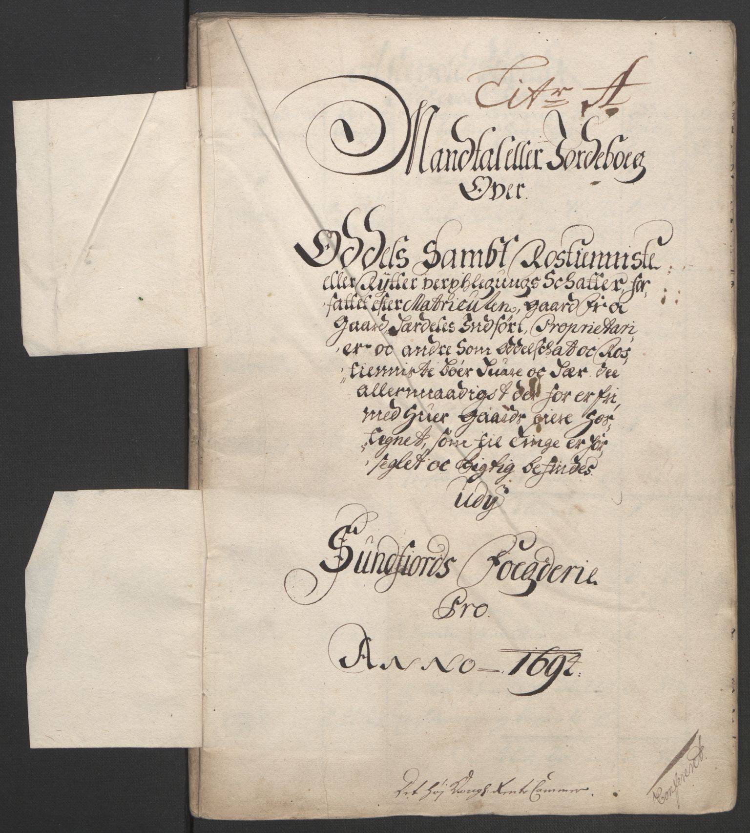 Rentekammeret inntil 1814, Reviderte regnskaper, Fogderegnskap, RA/EA-4092/R53/L3421: Fogderegnskap Sunn- og Nordfjord, 1693-1694, p. 267