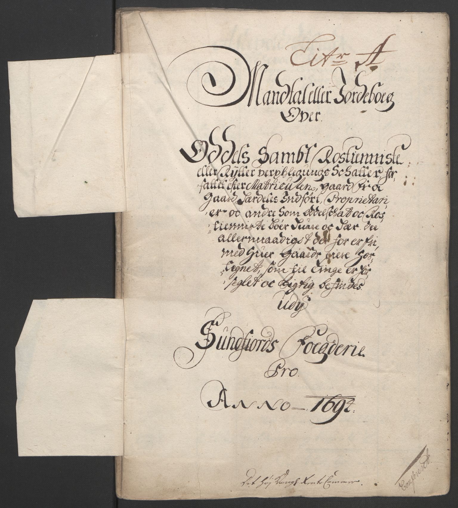 Rentekammeret inntil 1814, Reviderte regnskaper, Fogderegnskap, AV/RA-EA-4092/R53/L3421: Fogderegnskap Sunn- og Nordfjord, 1693-1694, p. 267