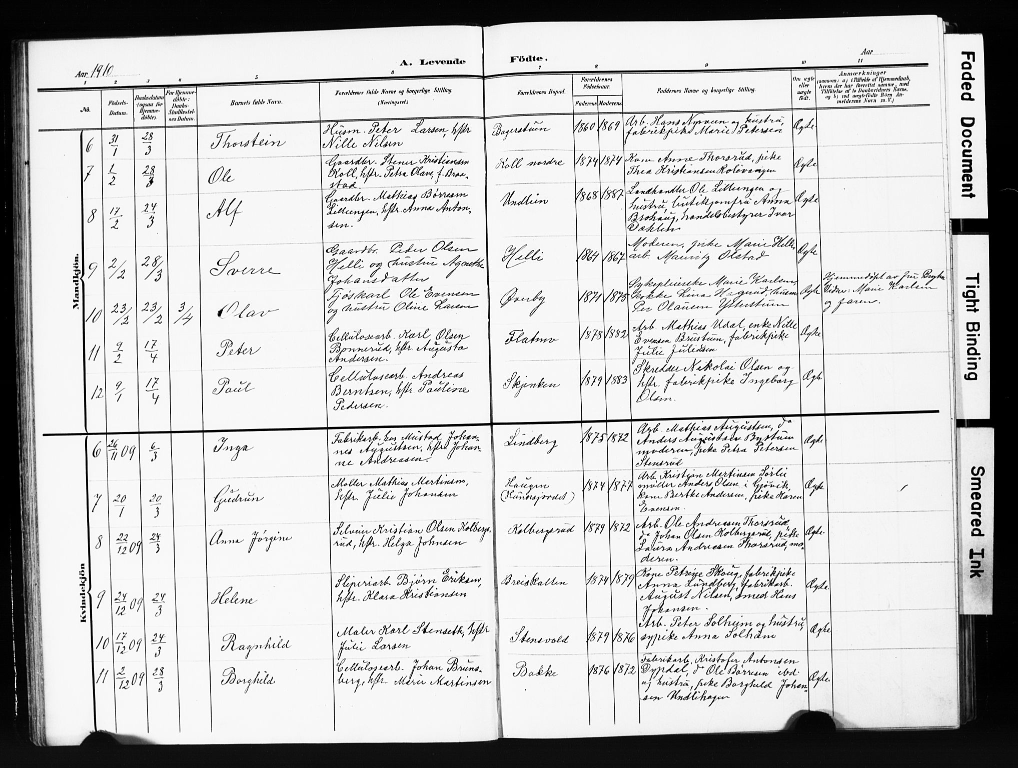 Vardal prestekontor, SAH/PREST-100/H/Ha/Hab/L0013: Parish register (copy) no. 13, 1904-1915