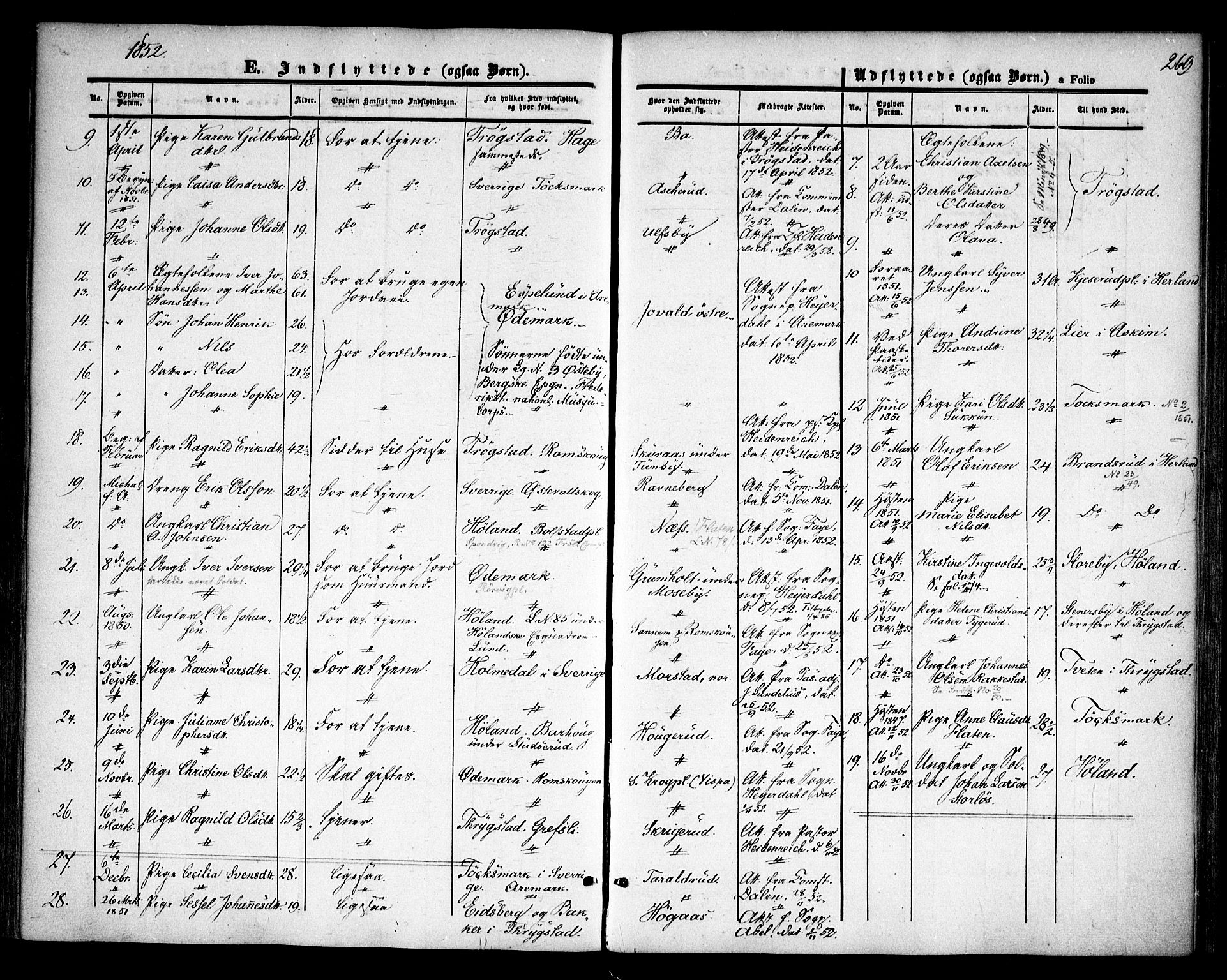 Rødenes prestekontor Kirkebøker, AV/SAO-A-2005/F/Fa/L0006: Parish register (official) no. I 6, 1850-1859, p. 269