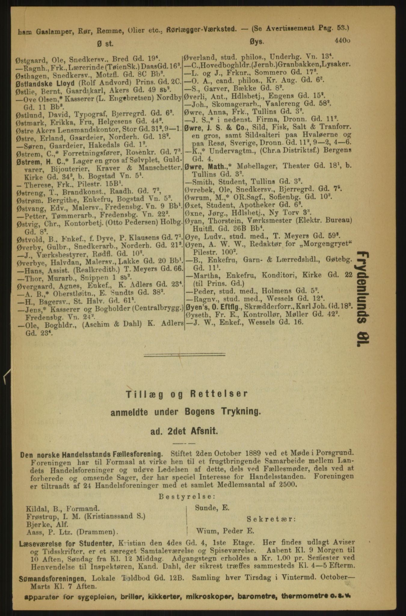 Kristiania/Oslo adressebok, PUBL/-, 1891, p. 440o