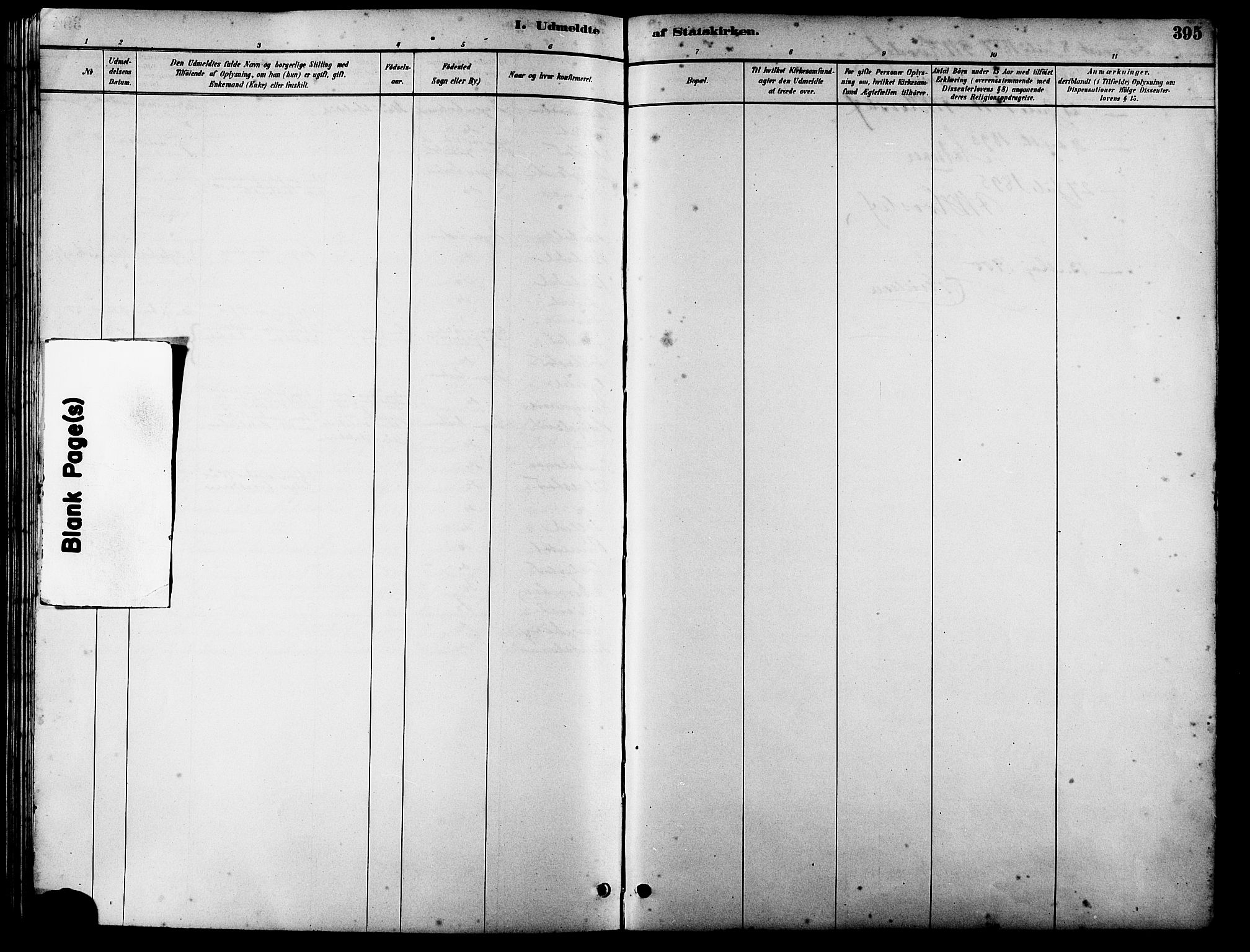 Ministerialprotokoller, klokkerbøker og fødselsregistre - Møre og Romsdal, AV/SAT-A-1454/511/L0158: Parish register (copy) no. 511C04, 1884-1903, p. 395