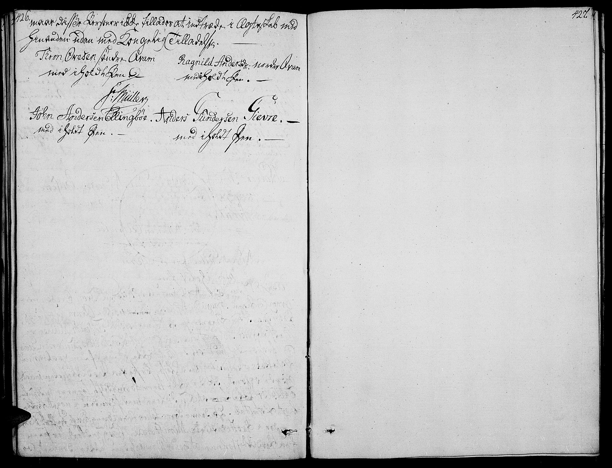 Vang prestekontor, Valdres, SAH/PREST-140/H/Ha/L0003: Parish register (official) no. 3, 1809-1831, p. 426-427