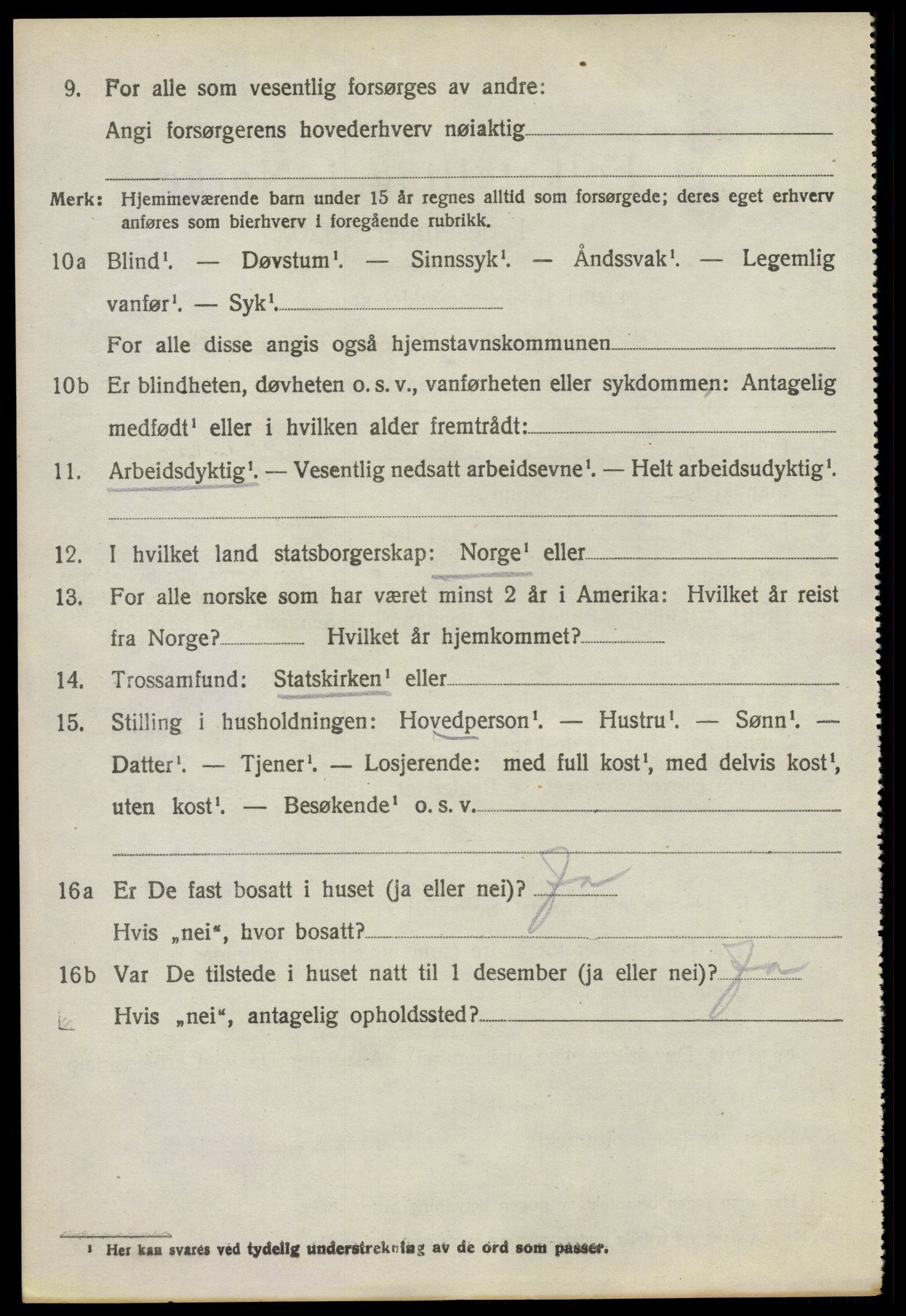 SAO, 1920 census for Asker, 1920, p. 7055