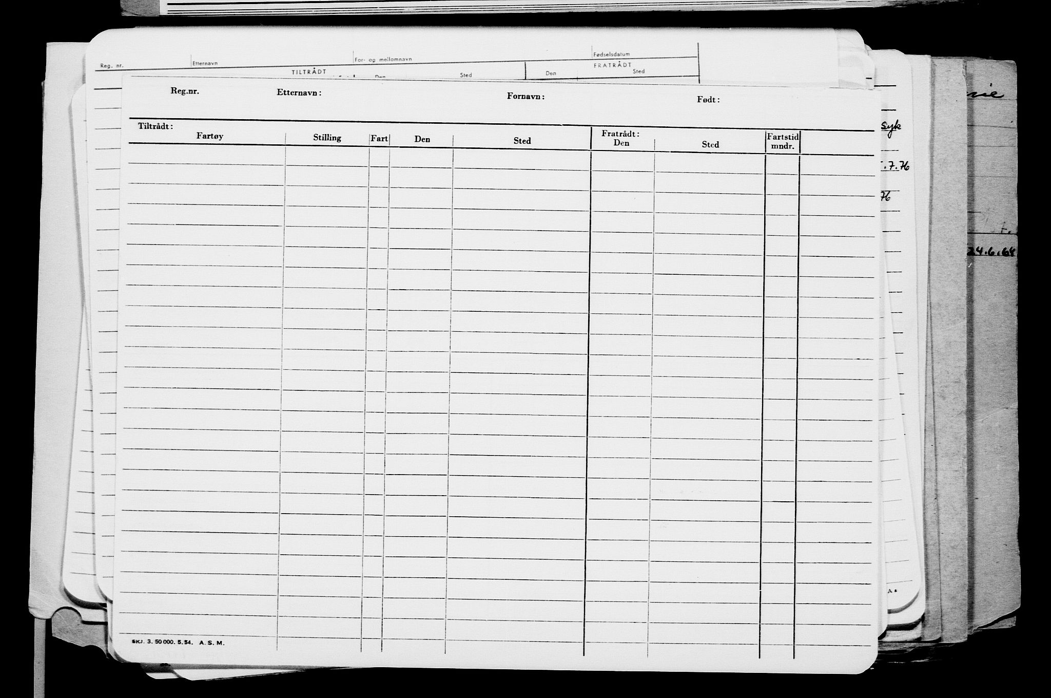 Direktoratet for sjømenn, AV/RA-S-3545/G/Gb/L0073: Hovedkort, 1907, p. 760