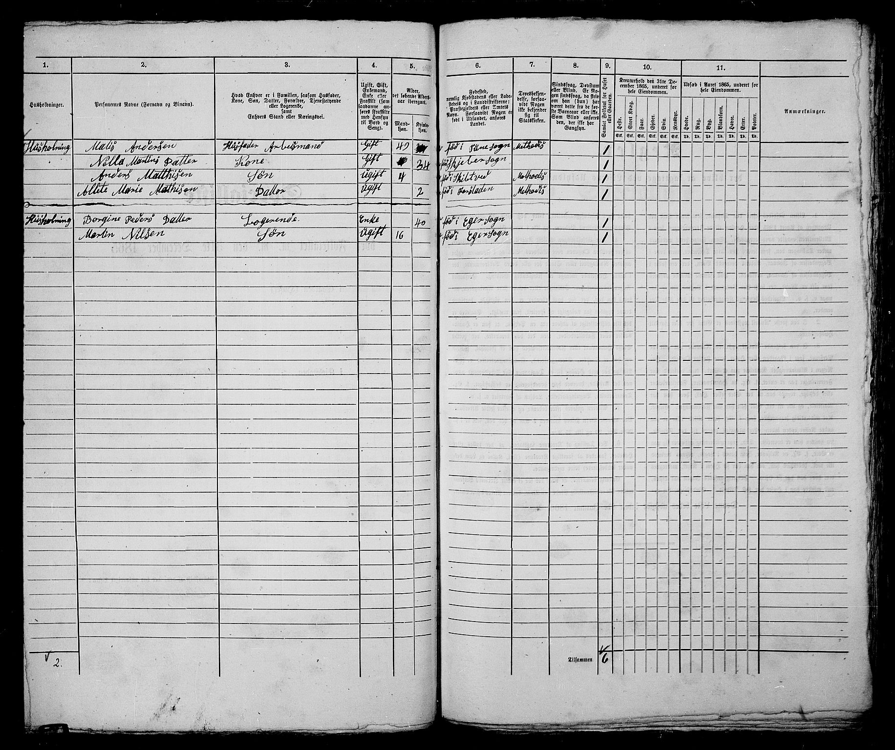 RA, 1865 census for Fredrikstad/Fredrikstad, 1865, p. 215