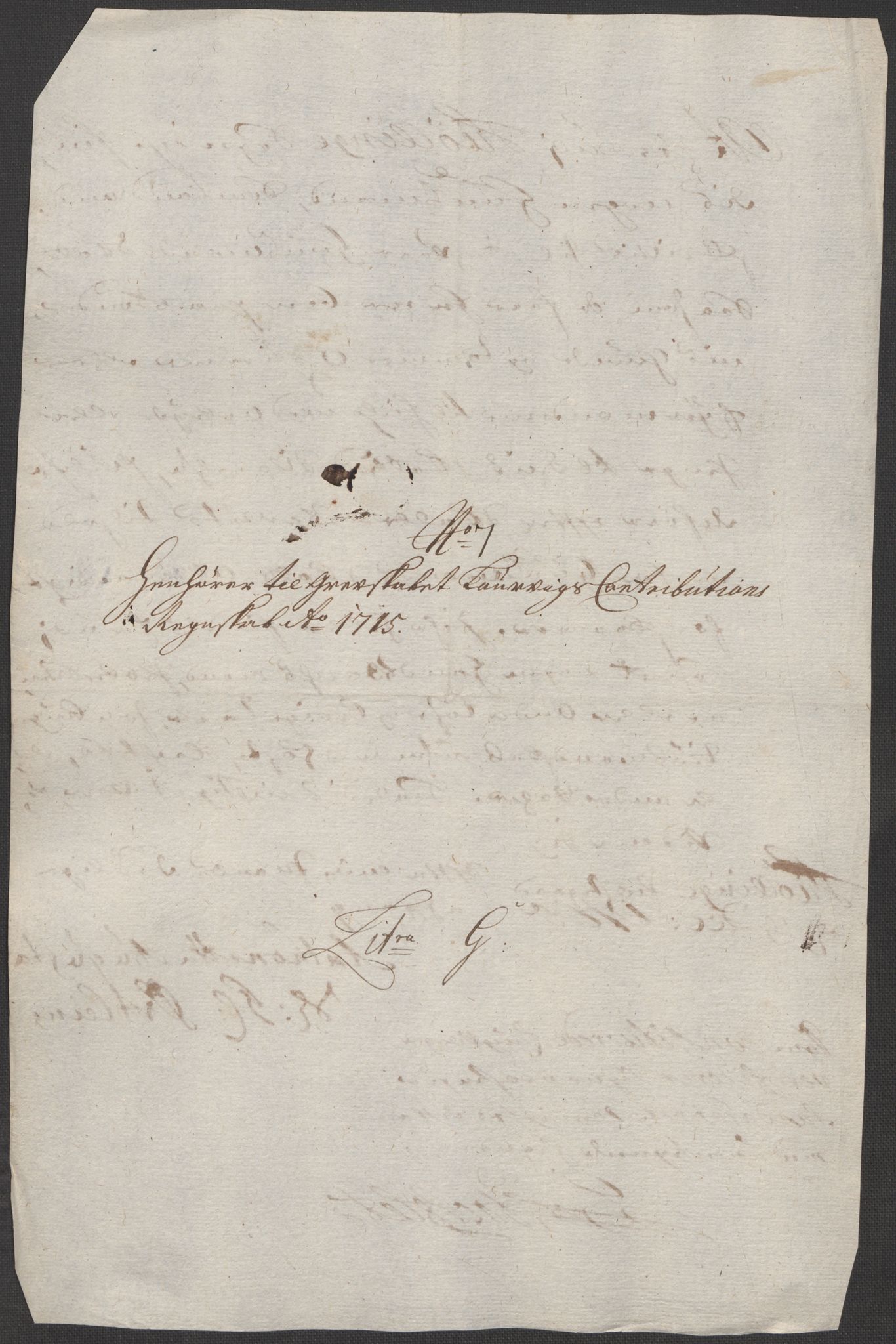 Rentekammeret inntil 1814, Reviderte regnskaper, Fogderegnskap, AV/RA-EA-4092/R33/L1986: Fogderegnskap Larvik grevskap, 1714-1715, p. 448