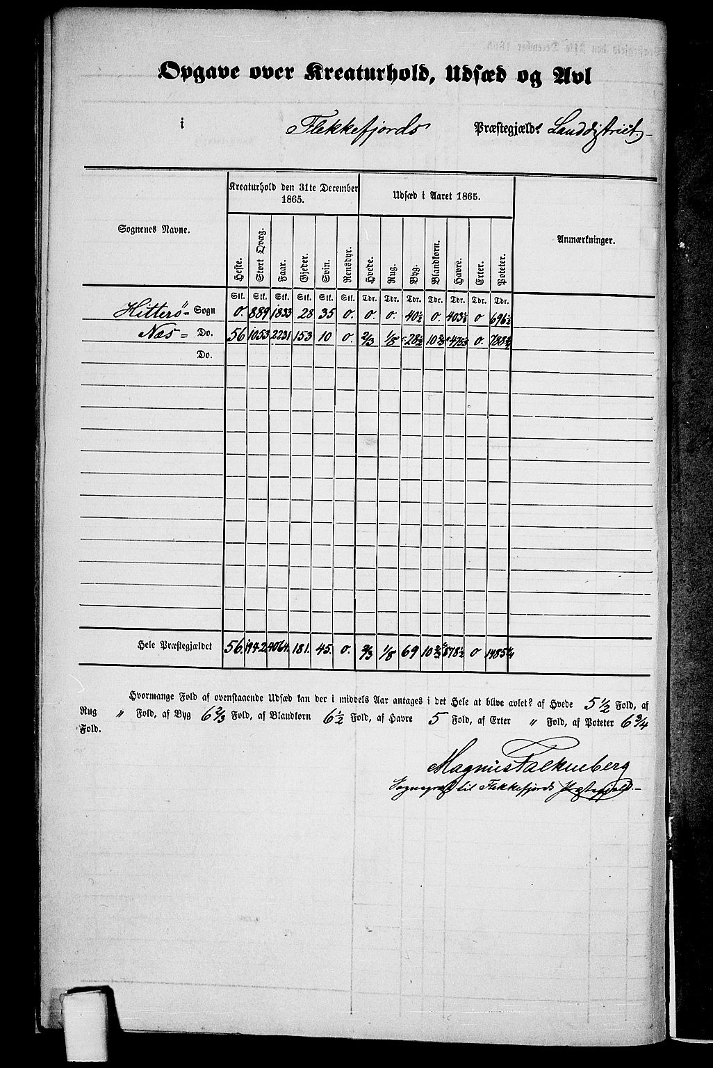 RA, 1865 census for Flekkefjord/Nes og Hidra, 1865, p. 8