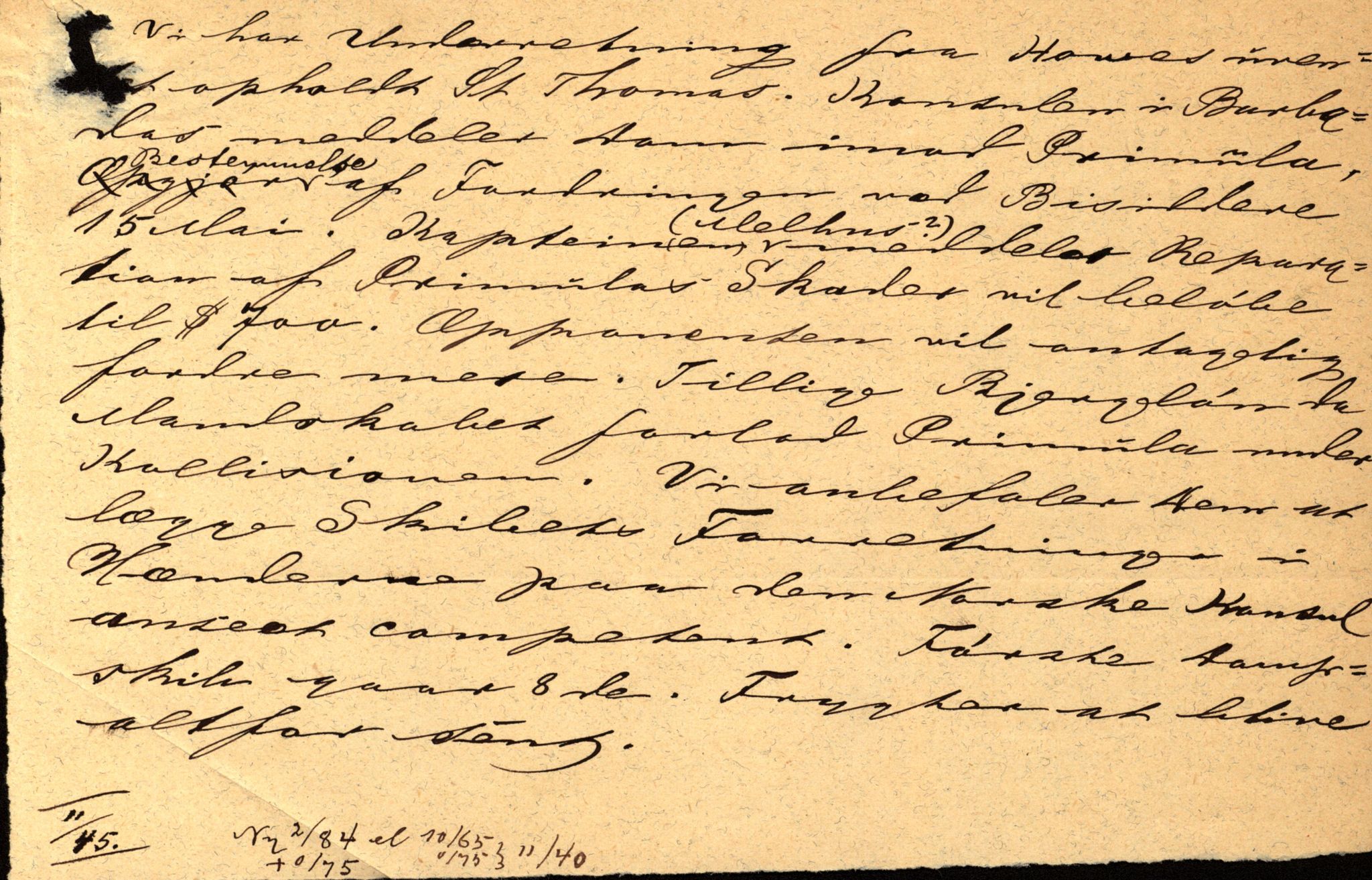 Pa 63 - Østlandske skibsassuranceforening, VEMU/A-1079/G/Ga/L0021/0003: Havaridokumenter / Inga av Drammen, Inga av Sandefjord, Primula, 1888-1889, p. 190