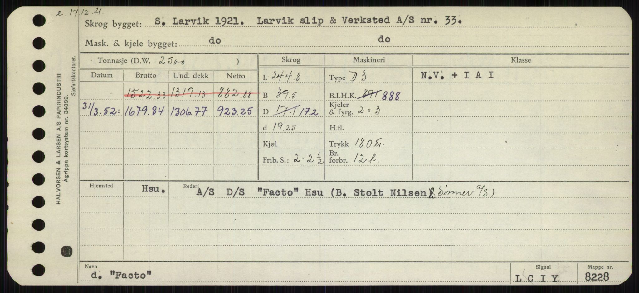 Sjøfartsdirektoratet med forløpere, Skipsmålingen, RA/S-1627/H/Hb/L0002: Fartøy, E-H, p. 59