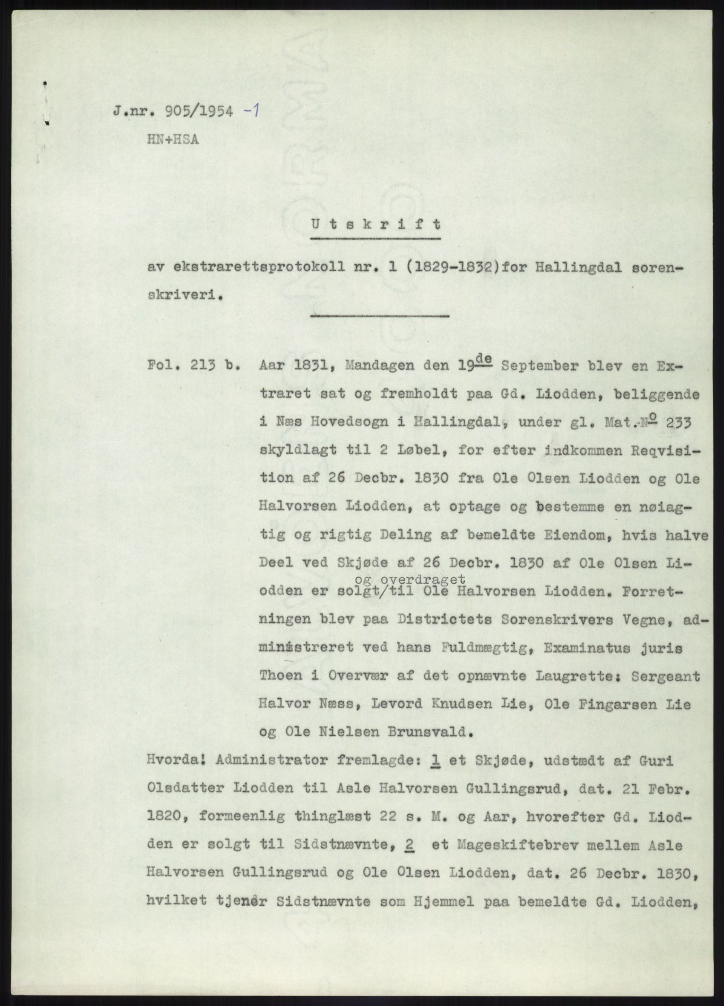 Statsarkivet i Kongsberg, SAKO/A-0001, 1944-1954, p. 453