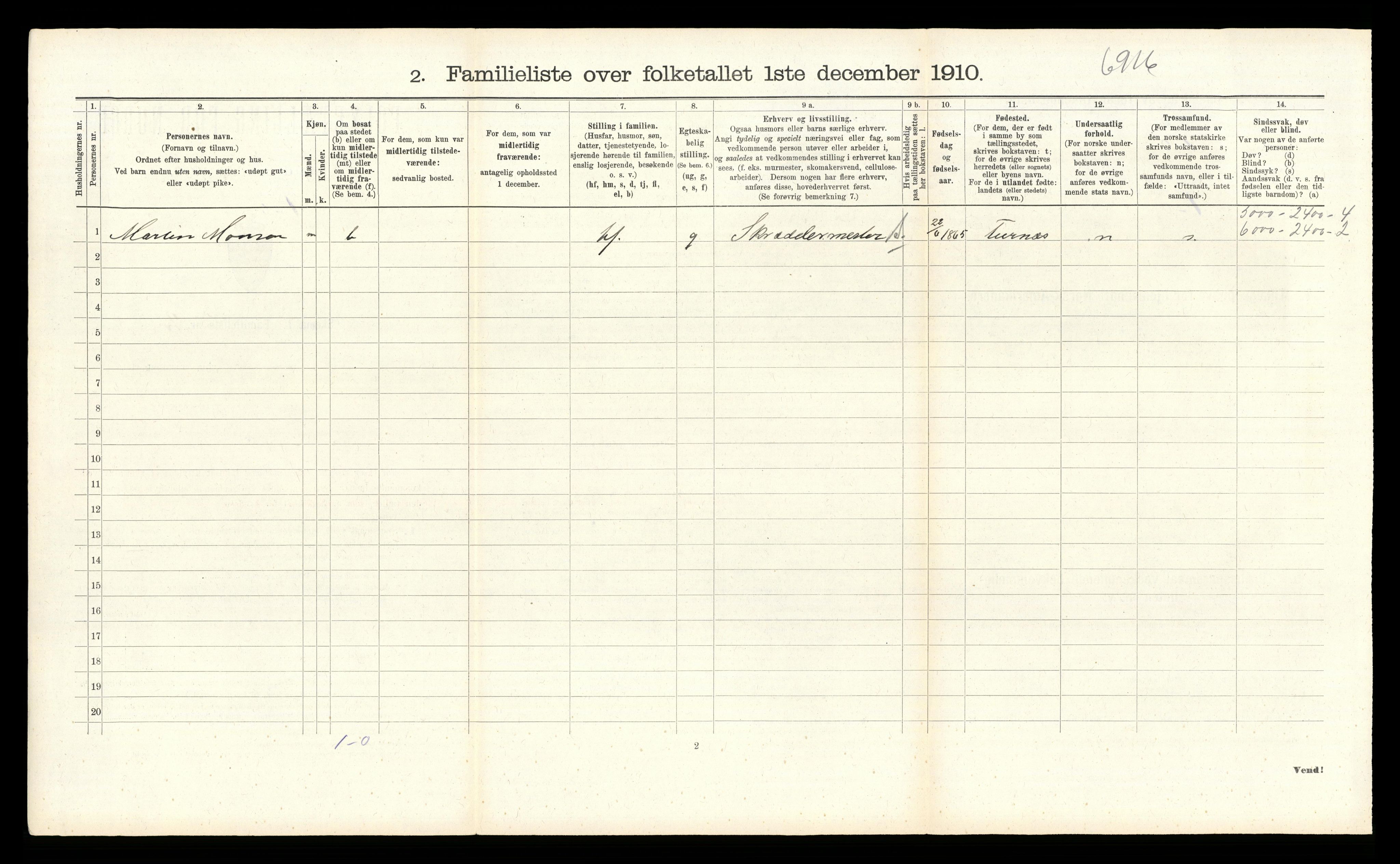 RA, 1910 census for Gjøvik, 1910, p. 471