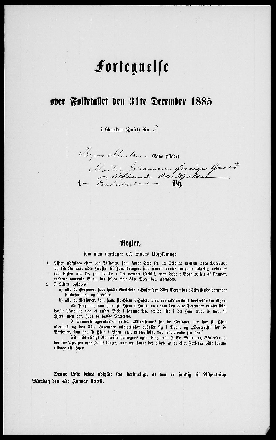 RA, 1885 census for 0103 Fredrikstad, 1885, p. 1851