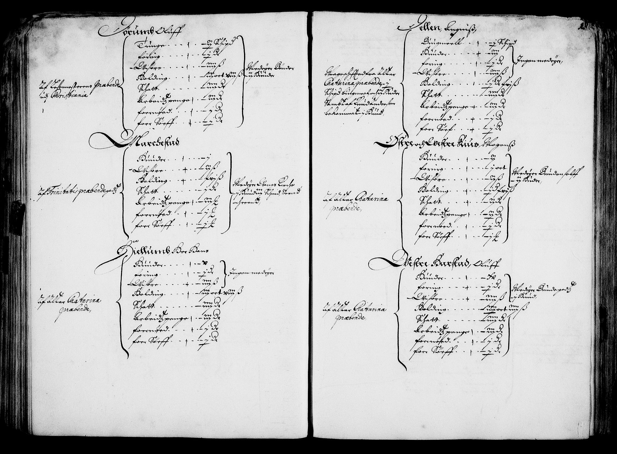 Rentekammeret inntil 1814, Realistisk ordnet avdeling, AV/RA-EA-4070/On/L0001/0001: Statens gods / [Jj 1]: Jordebok over Hannibal Sehesteds gods, 1651, p. 109