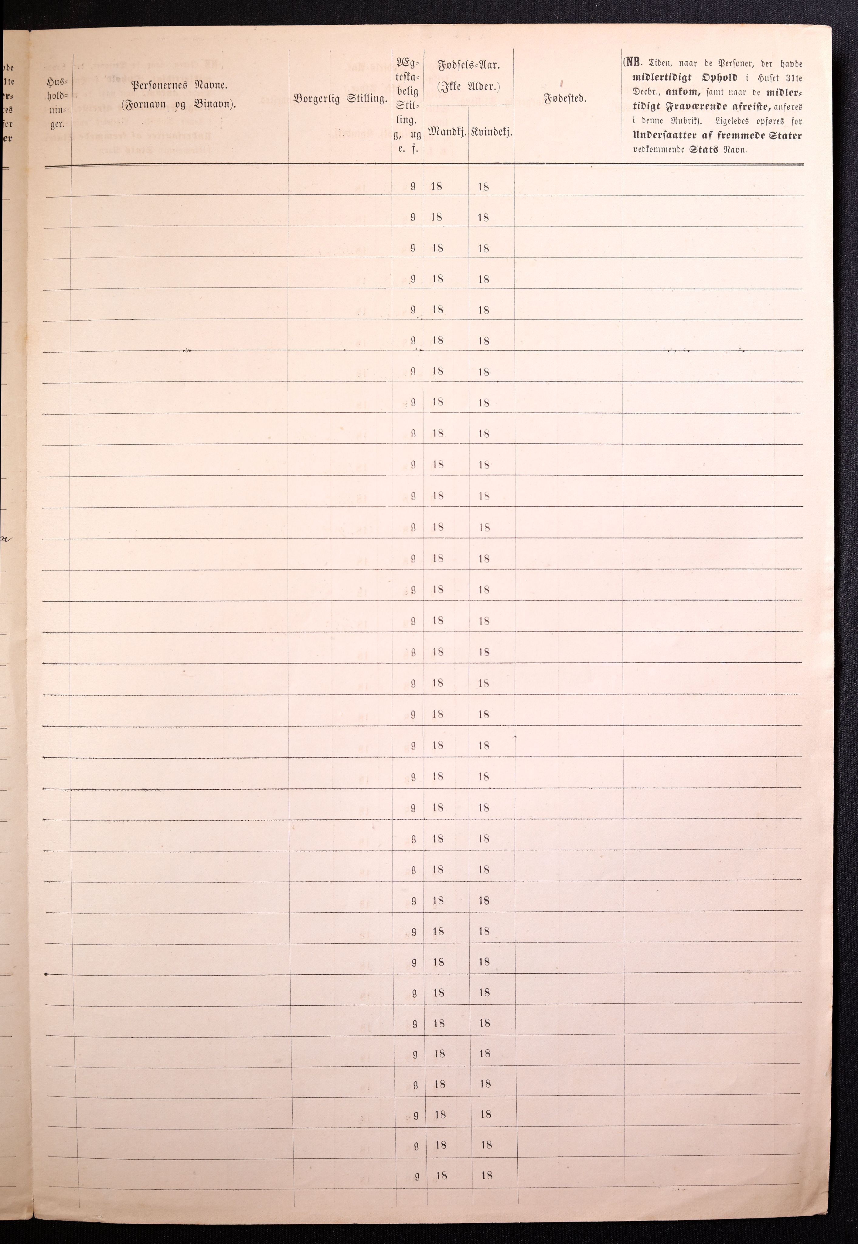 RA, 1870 census for 0101 Fredrikshald, 1870, p. 961