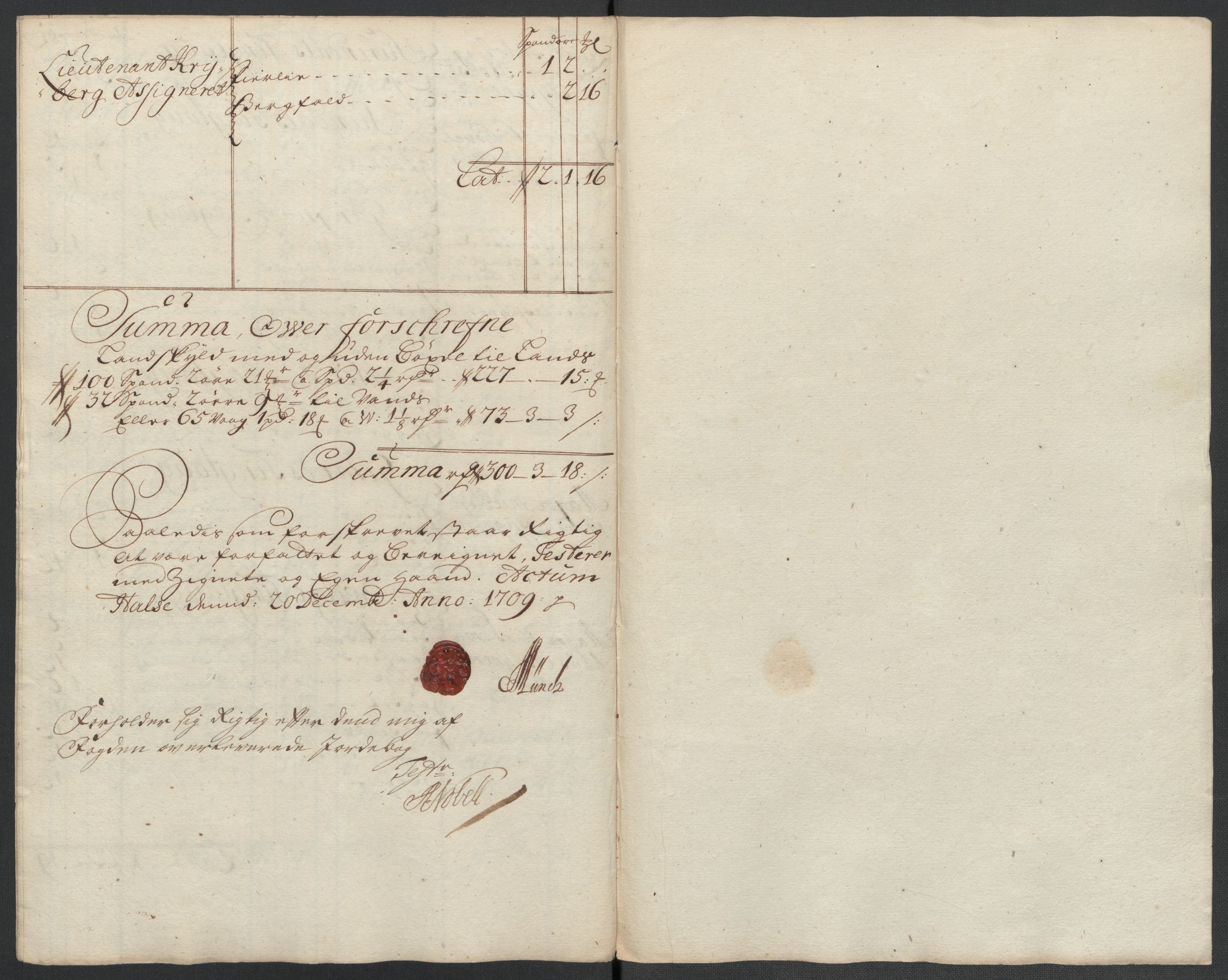 Rentekammeret inntil 1814, Reviderte regnskaper, Fogderegnskap, RA/EA-4092/R56/L3744: Fogderegnskap Nordmøre, 1709-1710, p. 104