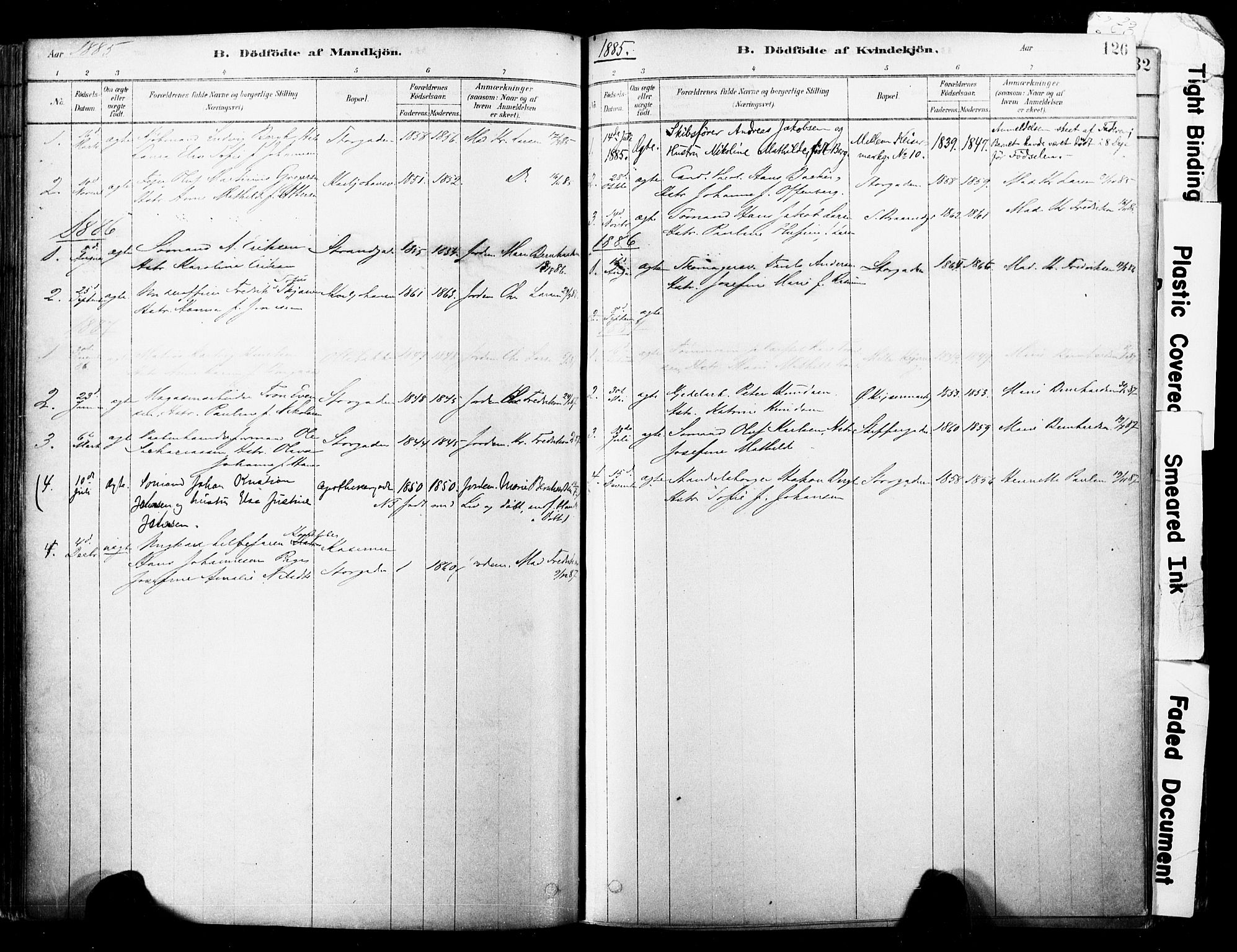 Horten kirkebøker, AV/SAKO-A-348/F/Fa/L0003: Parish register (official) no. 3, 1878-1887, p. 126