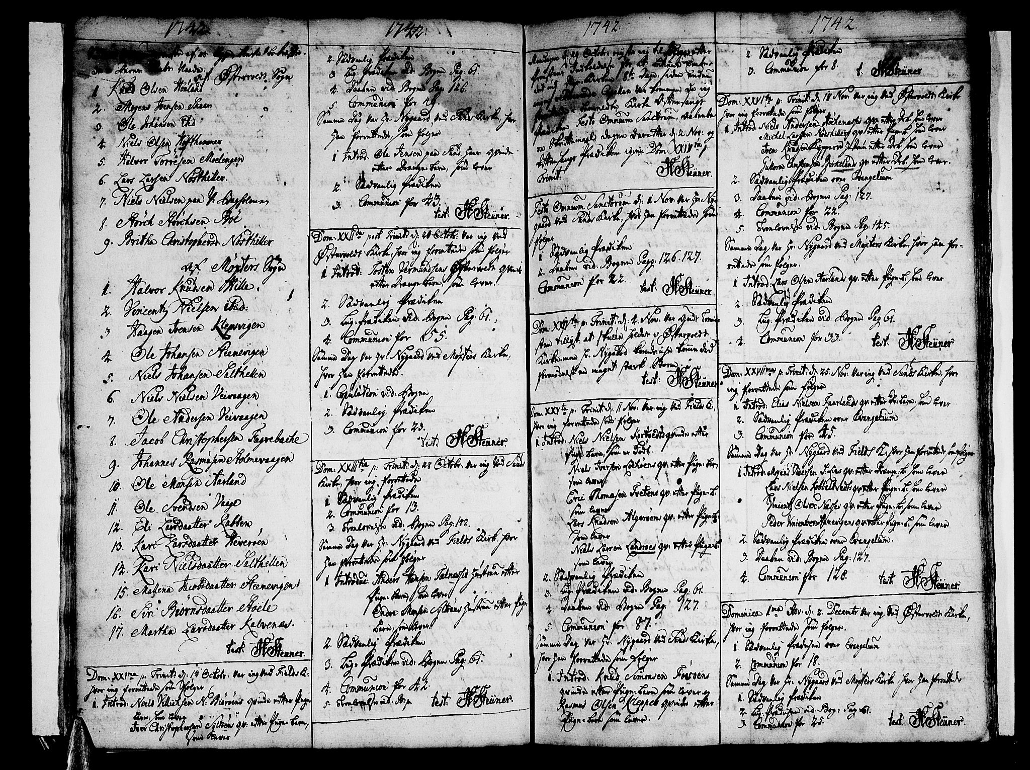 Sund sokneprestembete, SAB/A-99930: Parish register (official) no. A 3, 1740-1769