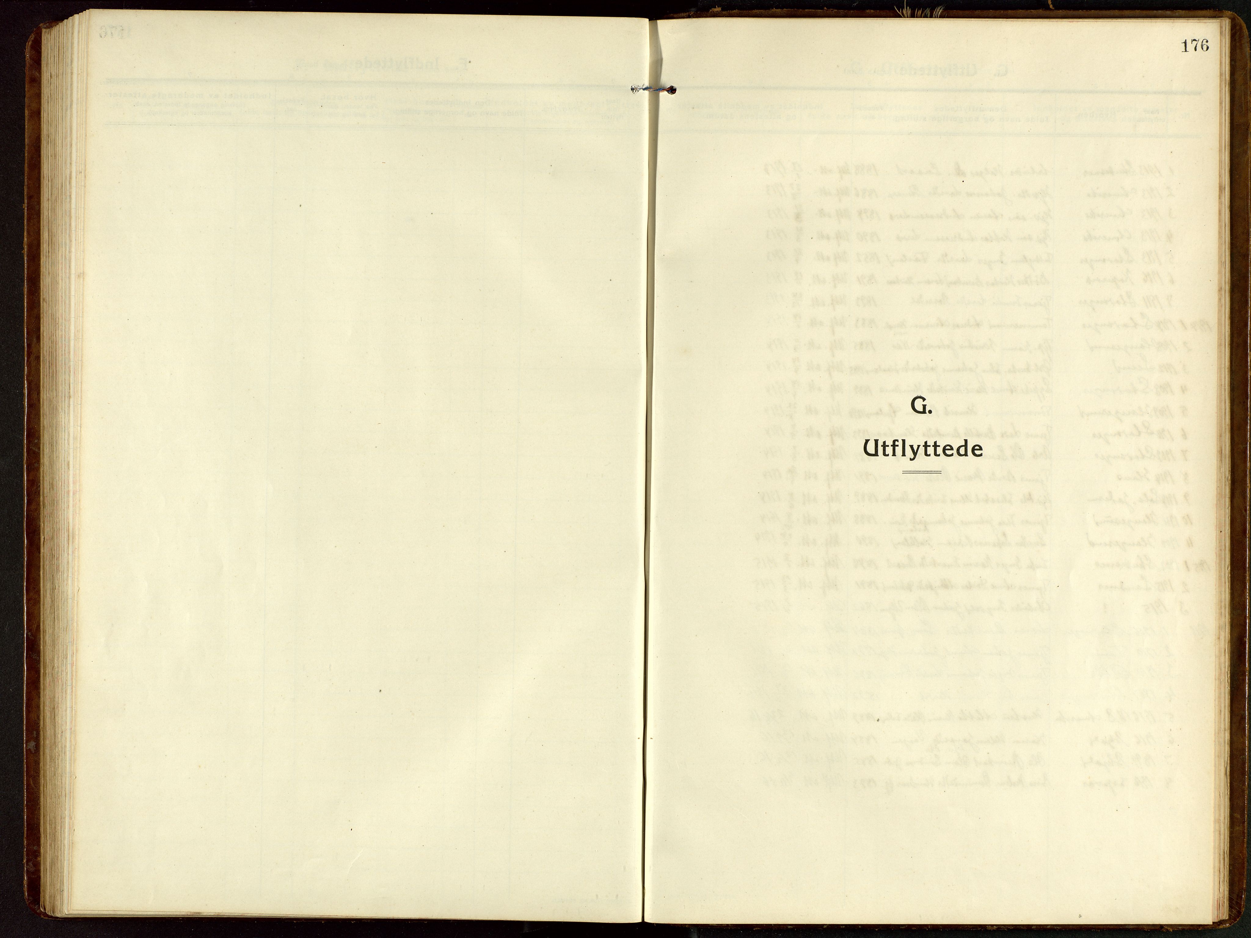 Tysvær sokneprestkontor, SAST/A -101864/H/Ha/Hab/L0011: Parish register (copy) no. B 11, 1913-1946, p. 176