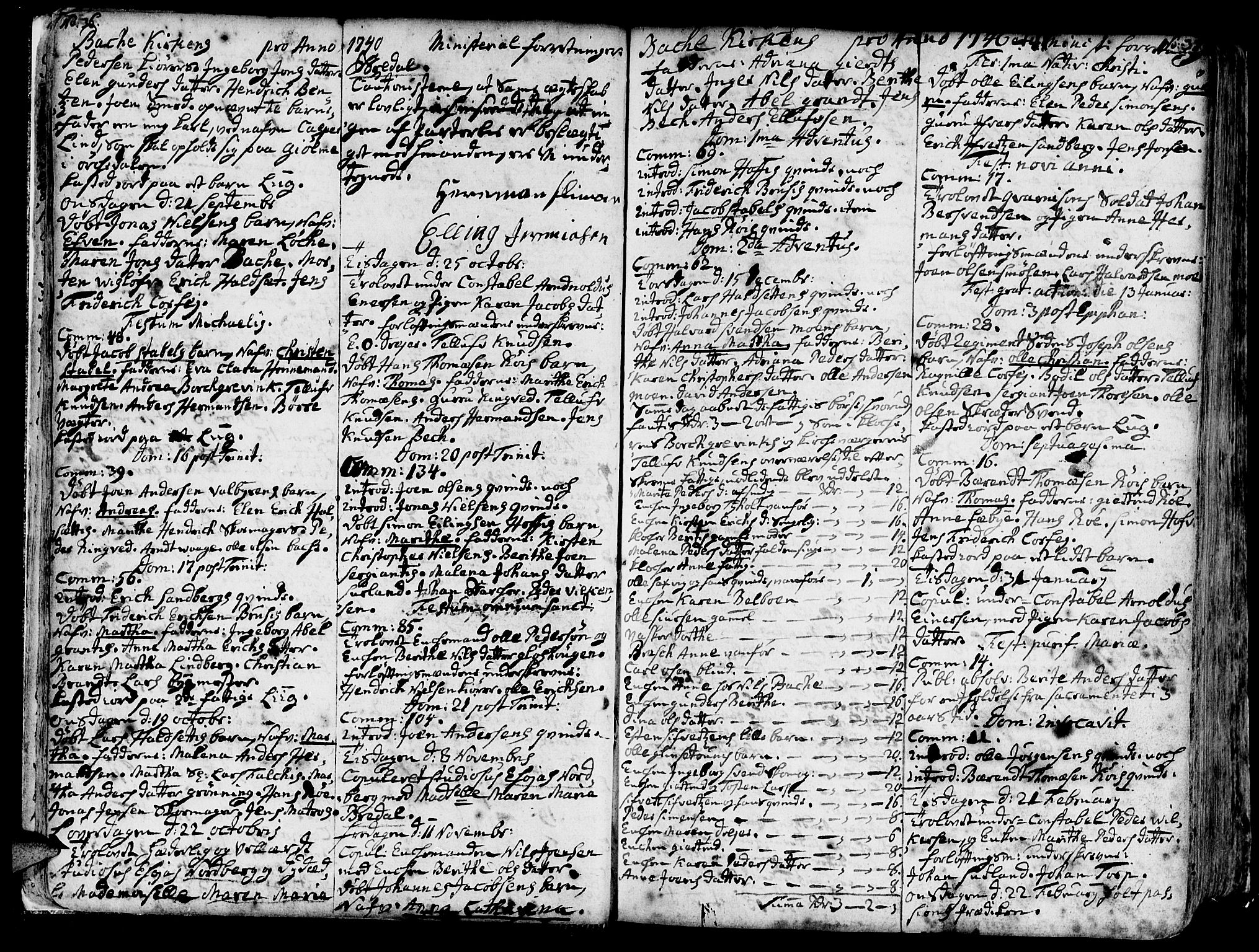 Ministerialprotokoller, klokkerbøker og fødselsregistre - Sør-Trøndelag, AV/SAT-A-1456/606/L0276: Parish register (official) no. 606A01 /2, 1727-1779, p. 36-37