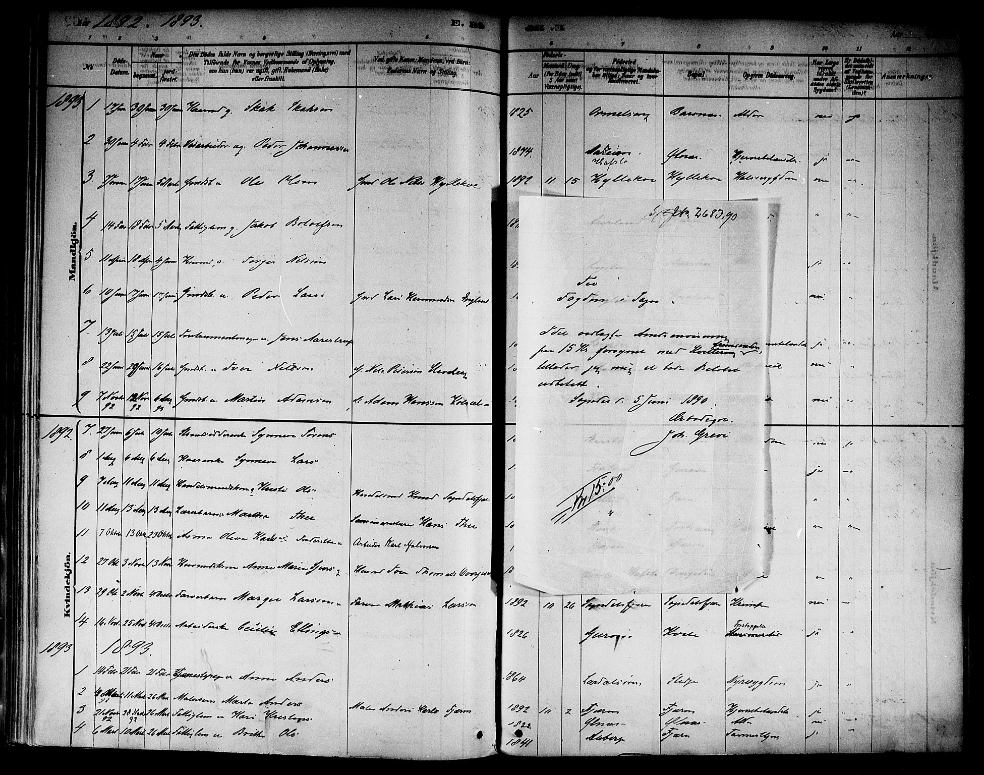 Sogndal sokneprestembete, AV/SAB-A-81301/H/Haa/Haab/L0001: Parish register (official) no. B 1, 1878-1899, p. 163