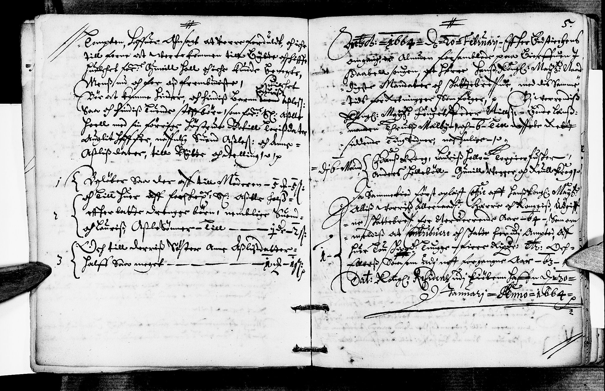 Moss sorenskriveri, AV/SAO-A-10168, 1664-1666, p. 4b-5a