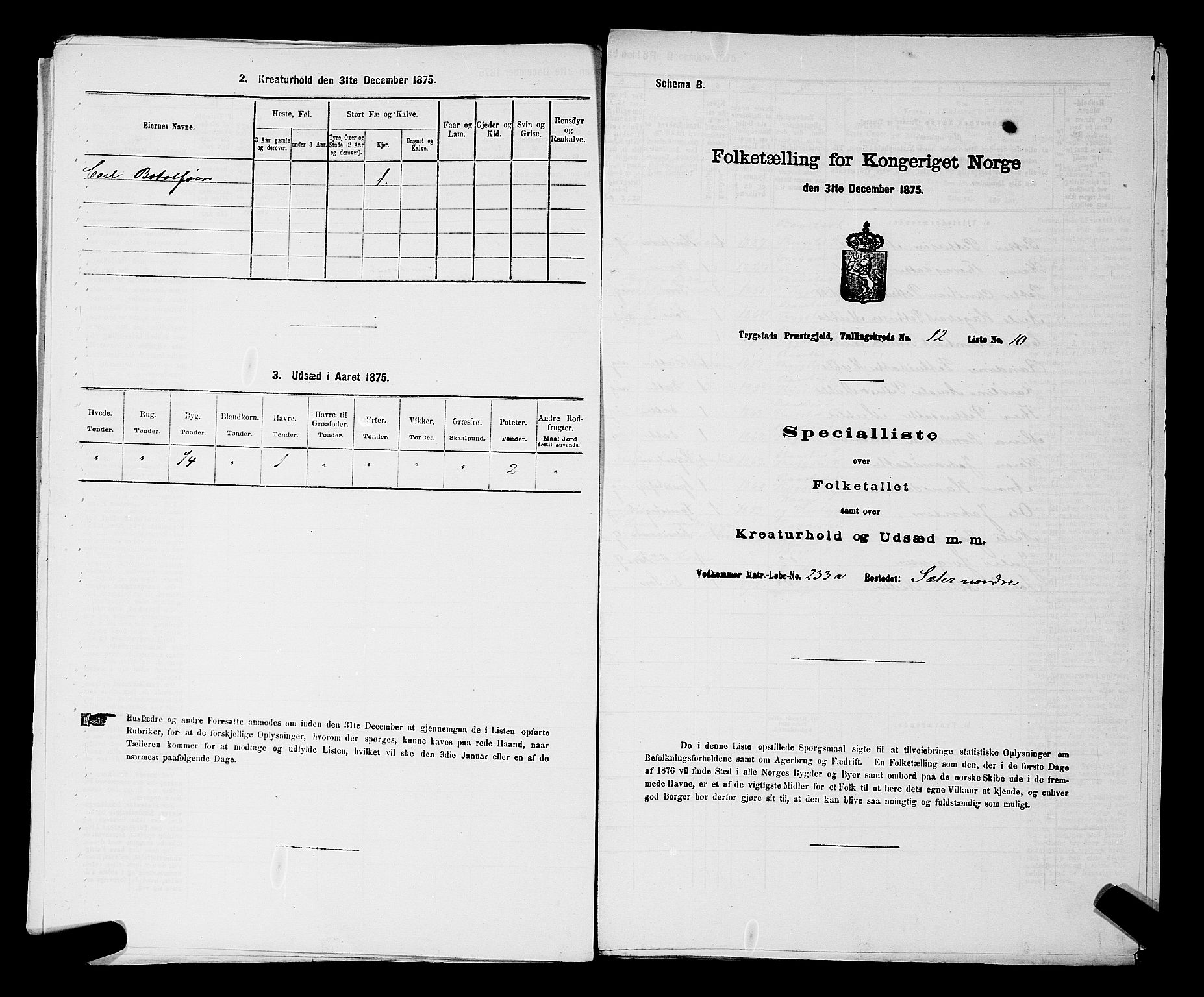 RA, 1875 census for 0122P Trøgstad, 1875, p. 1333