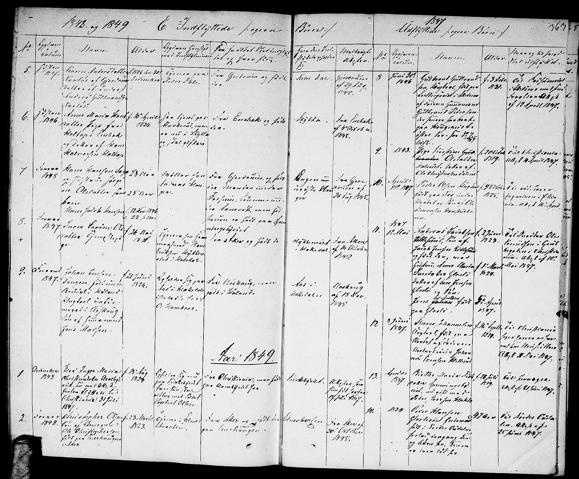 Nittedal prestekontor Kirkebøker, SAO/A-10365a/F/Fa/L0004: Parish register (official) no. I 4, 1836-1849, p. 363