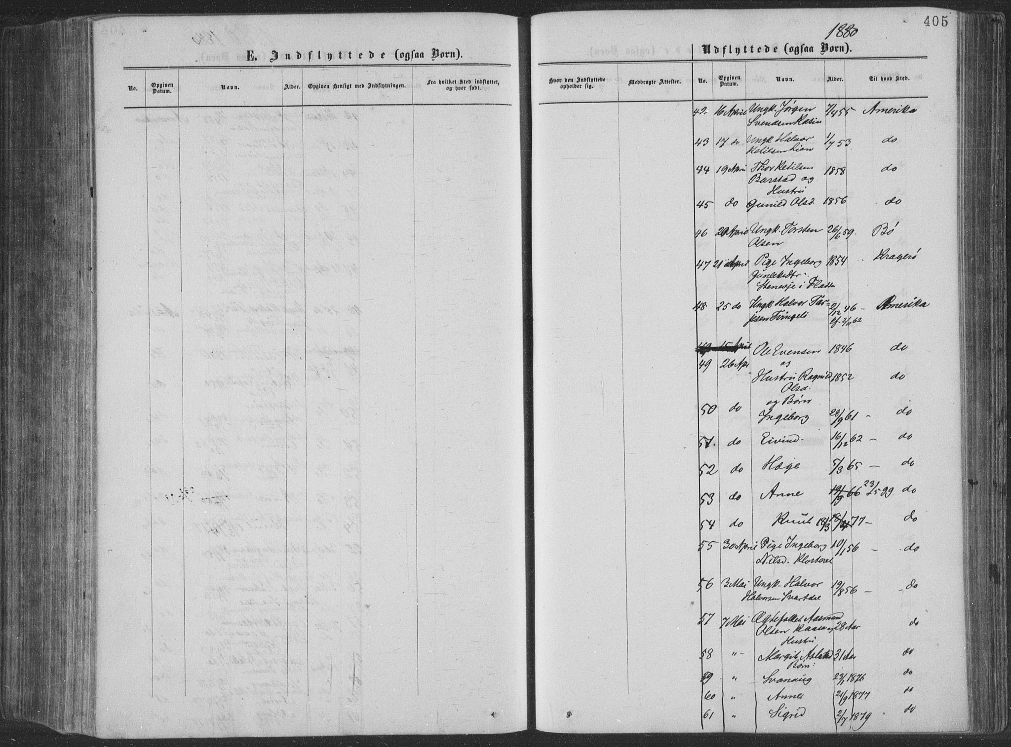 Seljord kirkebøker, AV/SAKO-A-20/F/Fa/L0014: Parish register (official) no. I 14, 1877-1886, p. 405