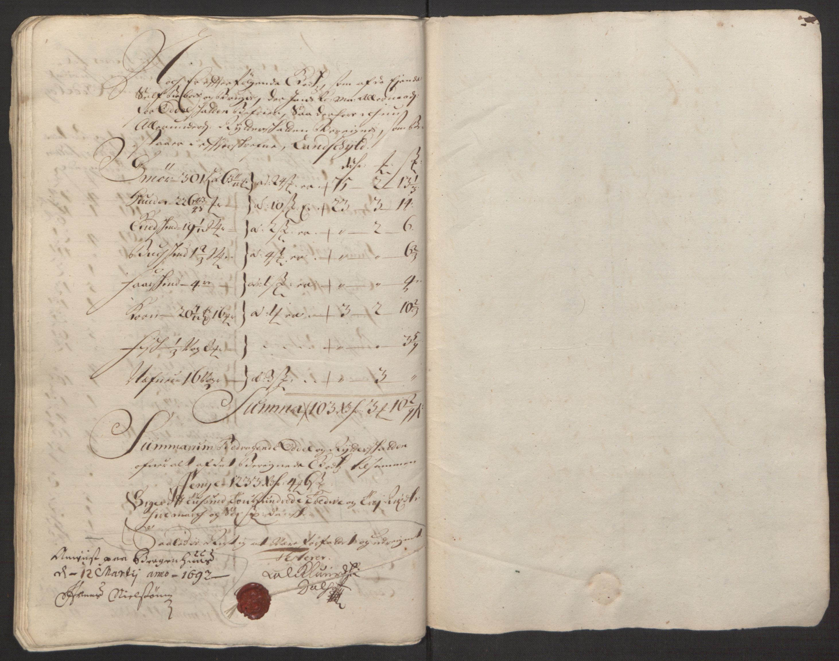 Rentekammeret inntil 1814, Reviderte regnskaper, Fogderegnskap, RA/EA-4092/R48/L2973: Fogderegnskap Sunnhordland og Hardanger, 1691-1692, p. 112