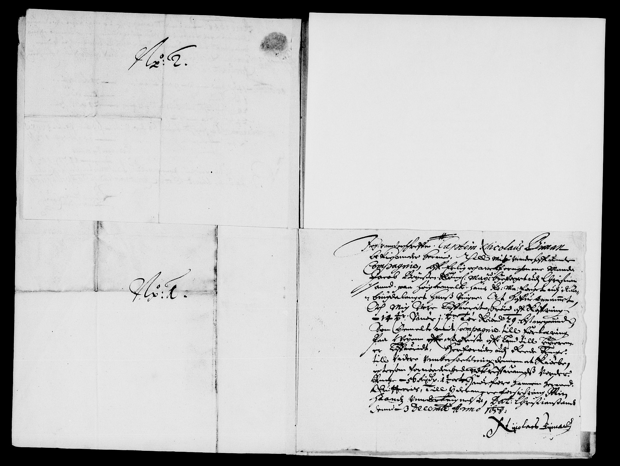 Rentekammeret inntil 1814, Reviderte regnskaper, Lensregnskaper, AV/RA-EA-5023/R/Rb/Rbq/L0046: Nedenes len. Mandals len. Råbyggelag., 1657-1659