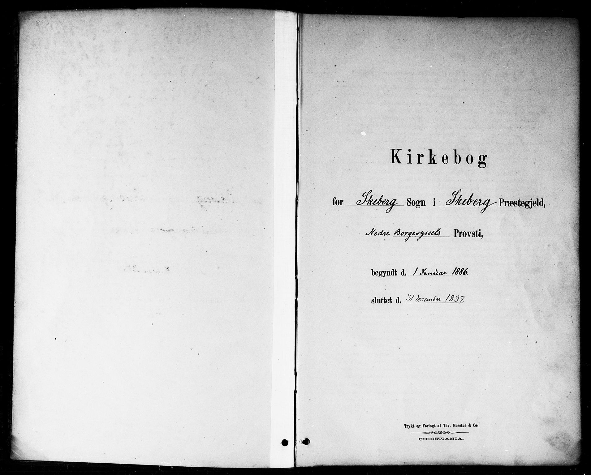 Skjeberg prestekontor Kirkebøker, SAO/A-10923/F/Fa/L0009: Parish register (official) no. I 9, 1886-1897