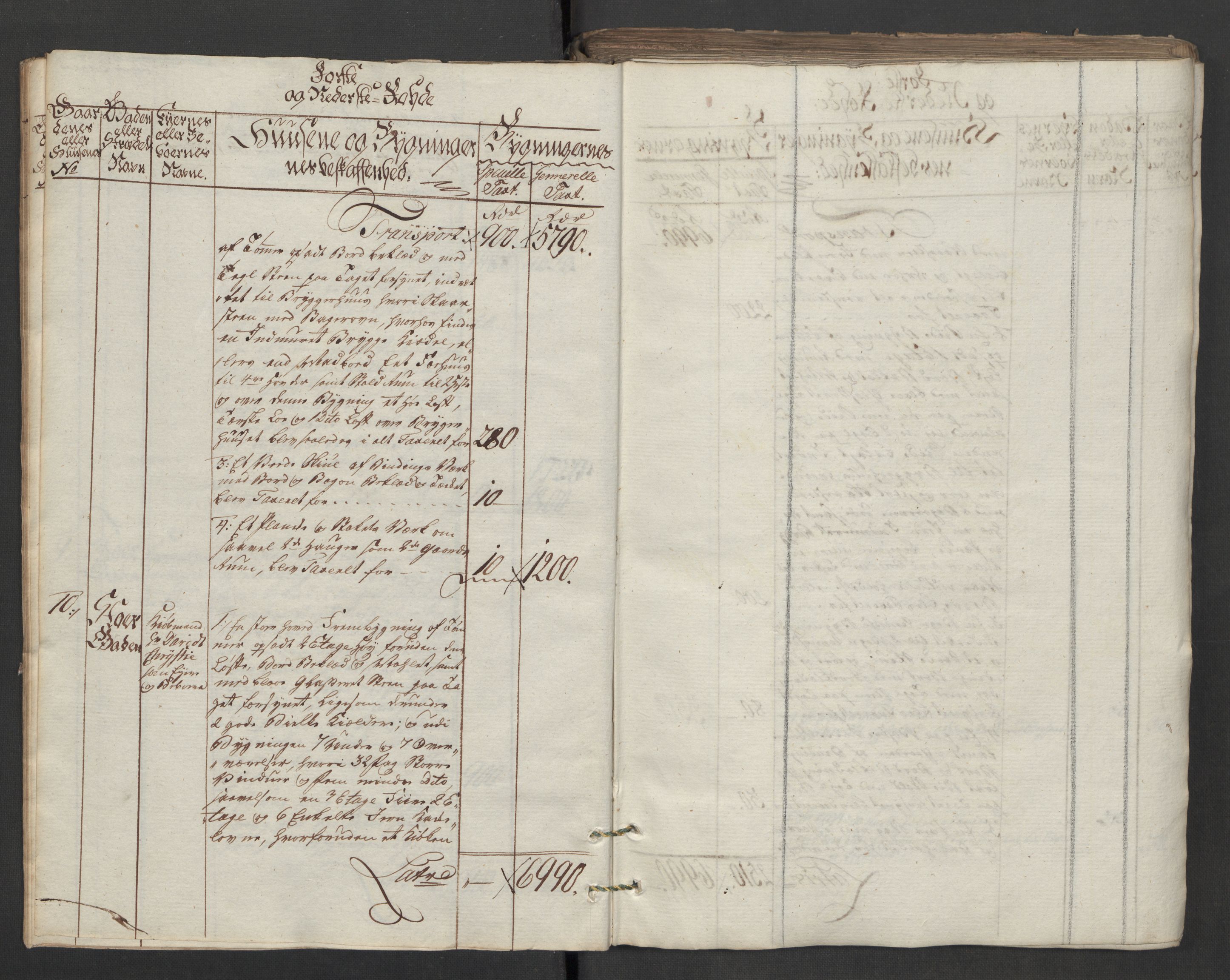 Kommersekollegiet, Brannforsikringskontoret 1767-1814, RA/EA-5458/F/Fa/L0040/0004: Moss / Branntakstprotokoll, 1787, p. 11