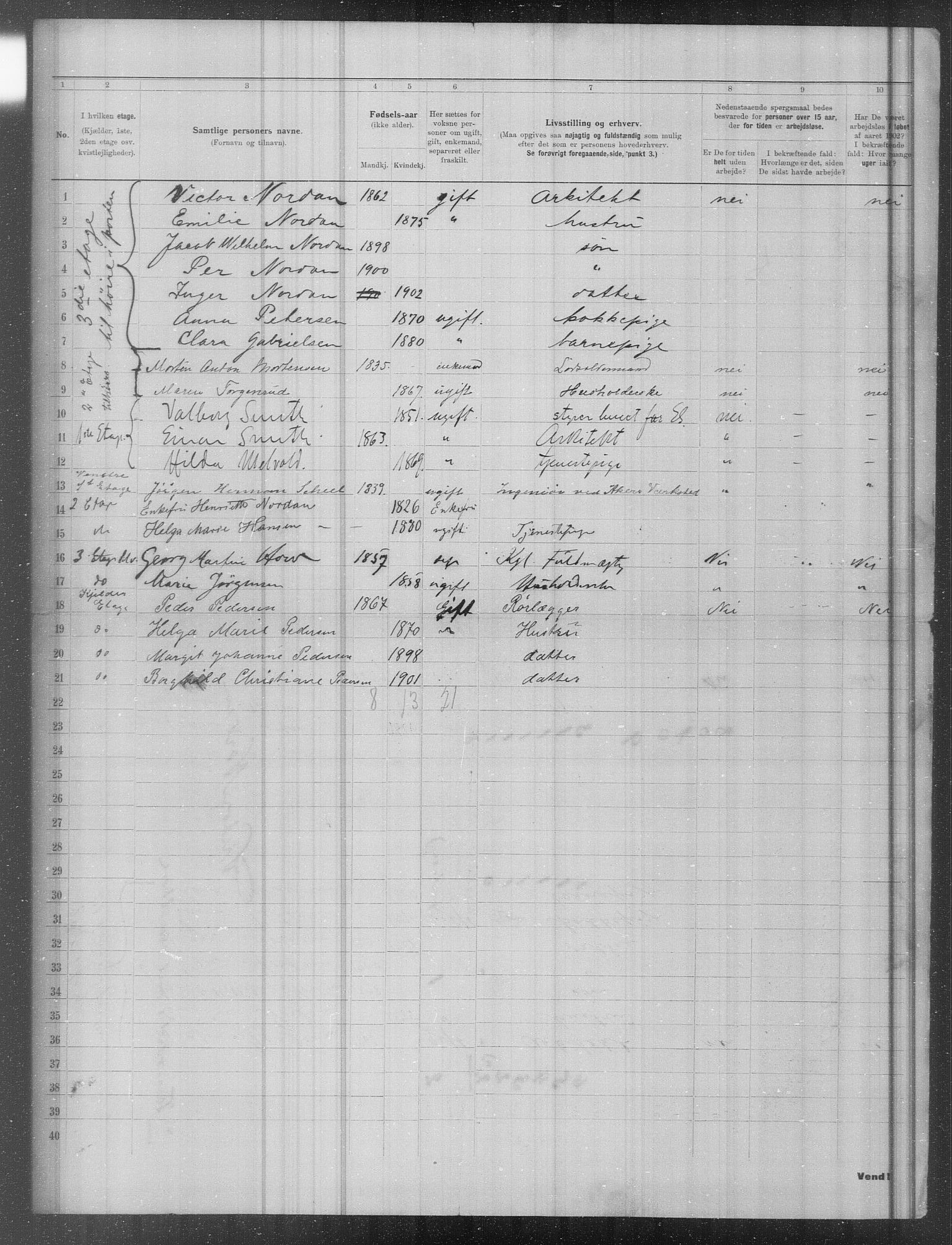 OBA, Municipal Census 1902 for Kristiania, 1902, p. 21159