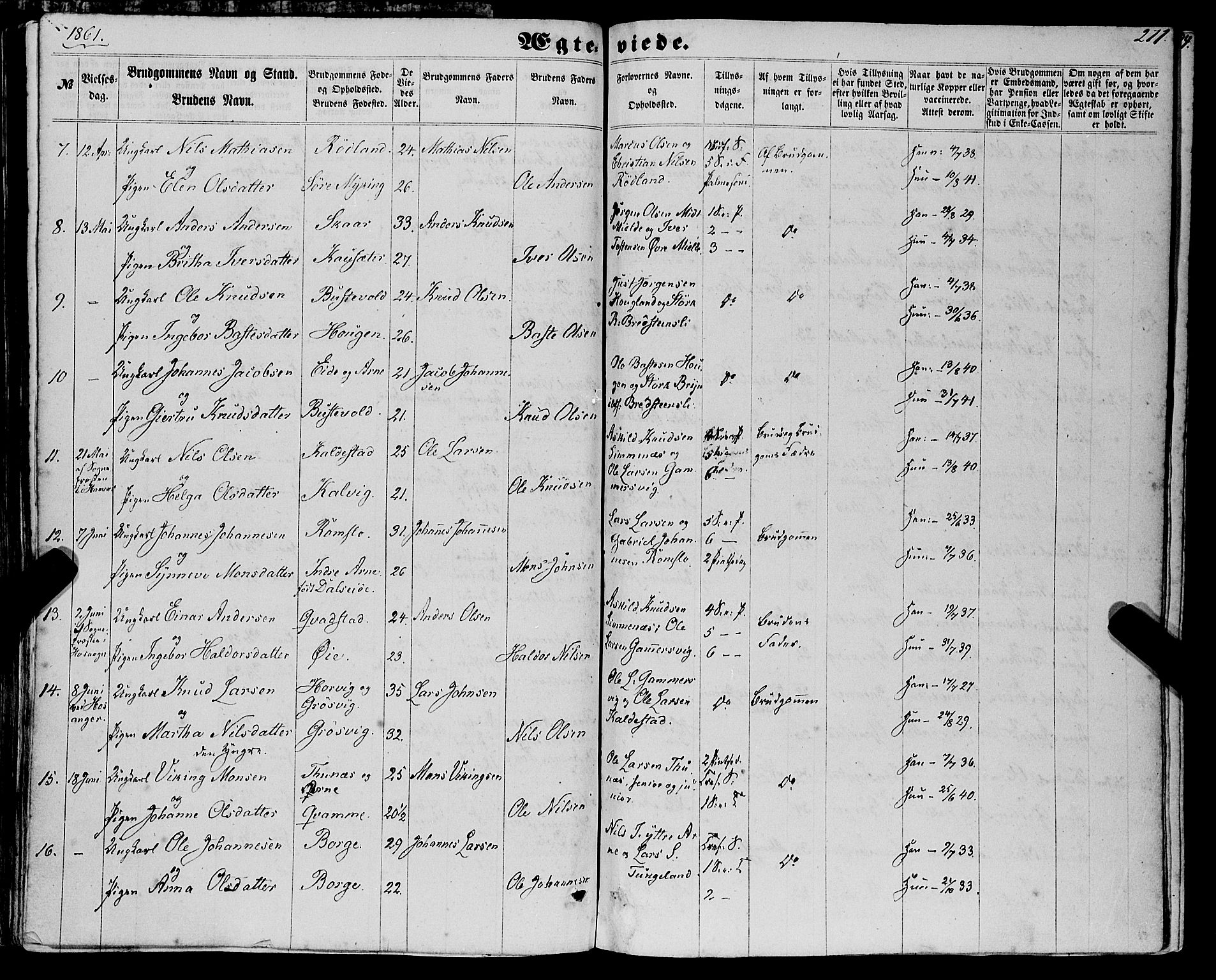 Haus sokneprestembete, AV/SAB-A-75601/H/Haa: Parish register (official) no. A 17, 1858-1870, p. 277