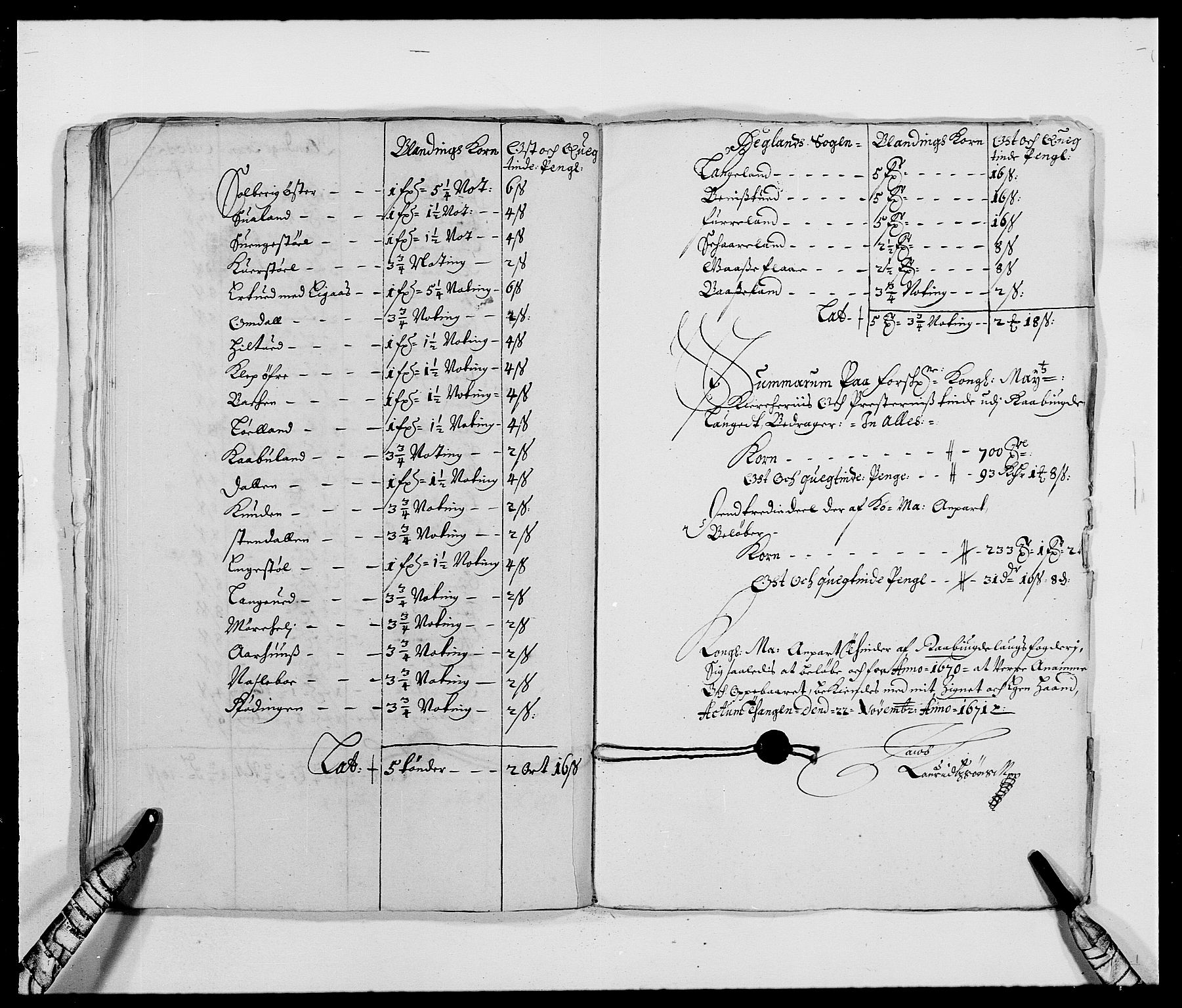 Rentekammeret inntil 1814, Reviderte regnskaper, Fogderegnskap, AV/RA-EA-4092/R40/L2432: Fogderegnskap Råbyggelag, 1669-1670, p. 156