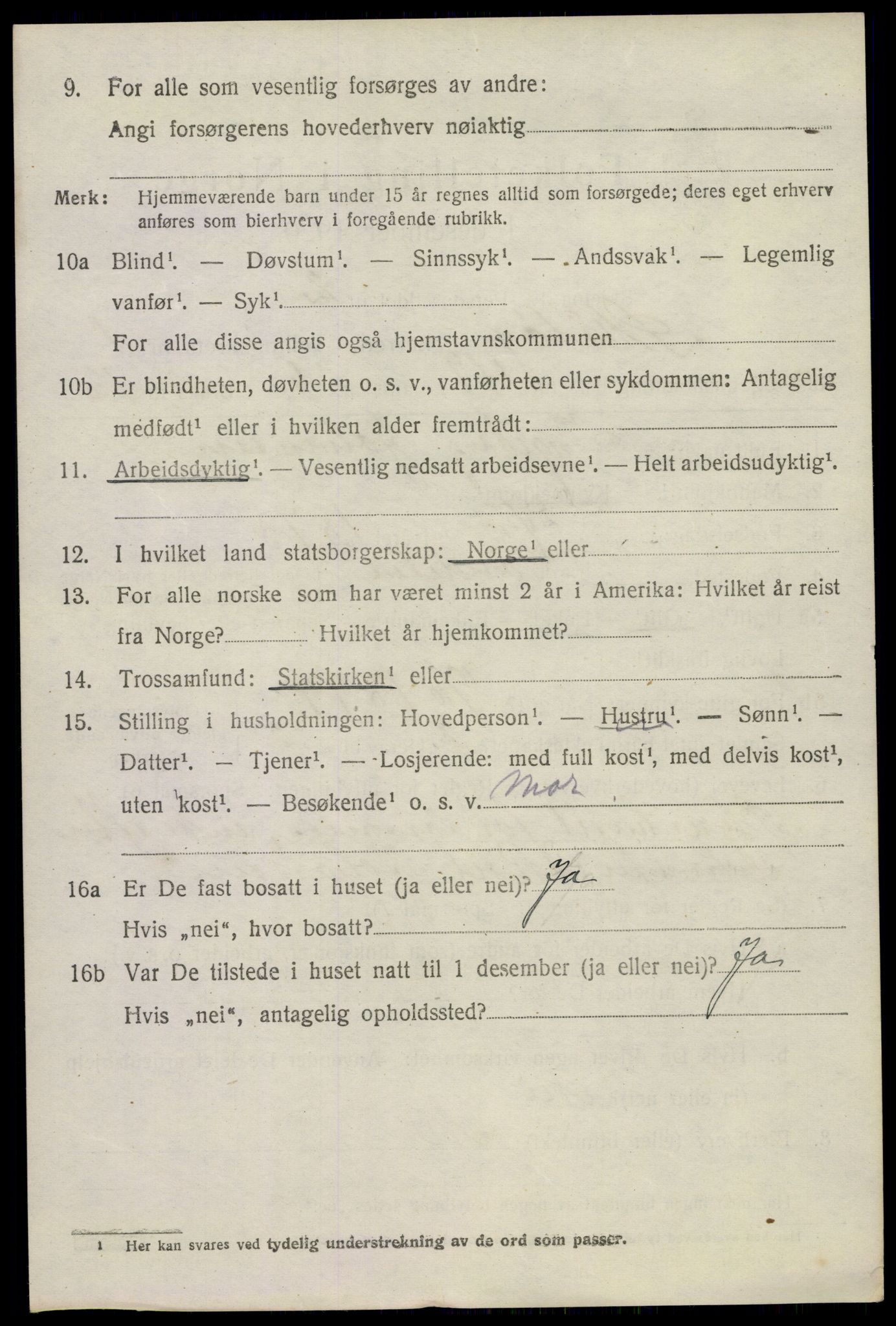 SAKO, 1920 census for Skåtøy, 1920, p. 2205