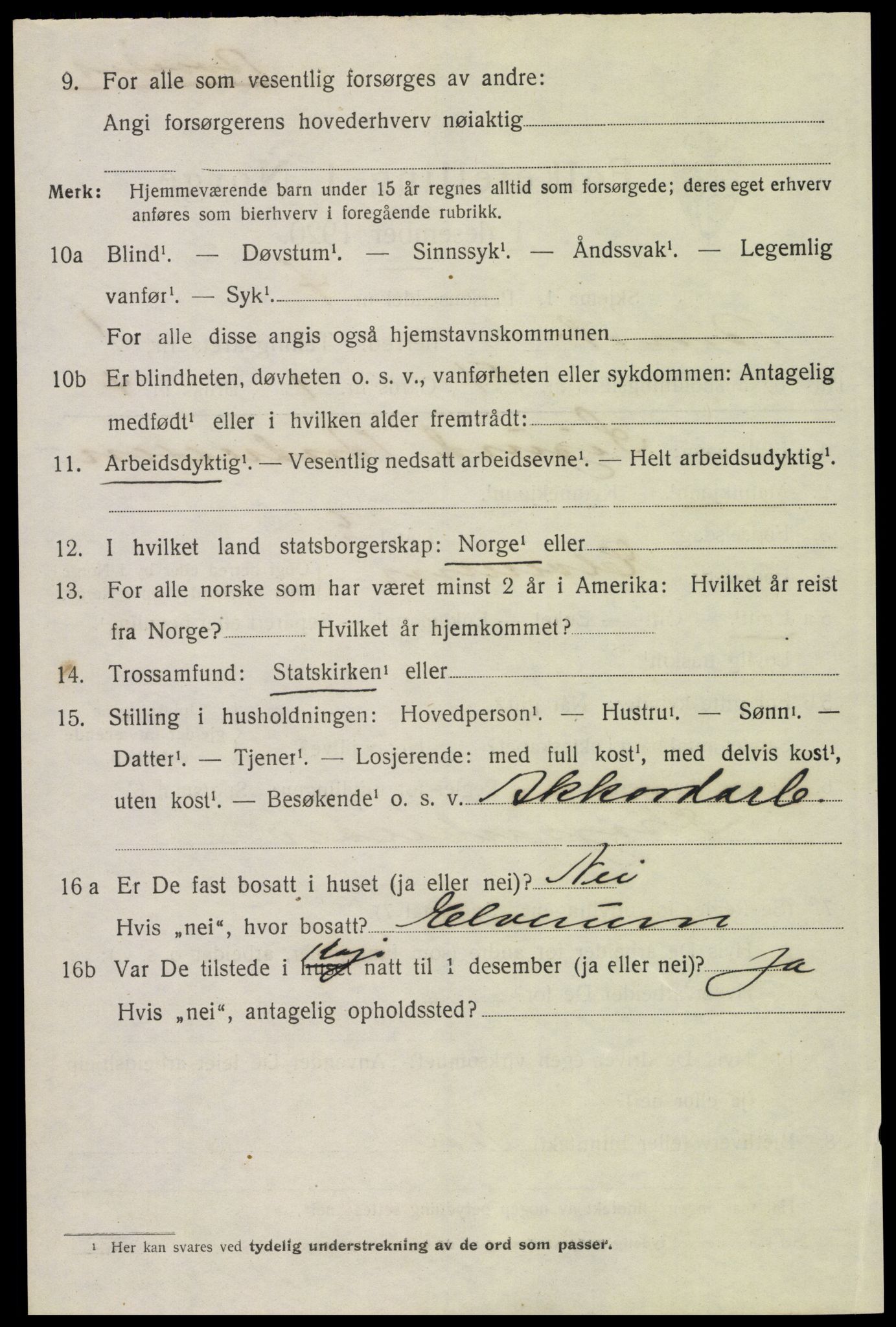 SAH, 1920 census for Åmot, 1920, p. 2062