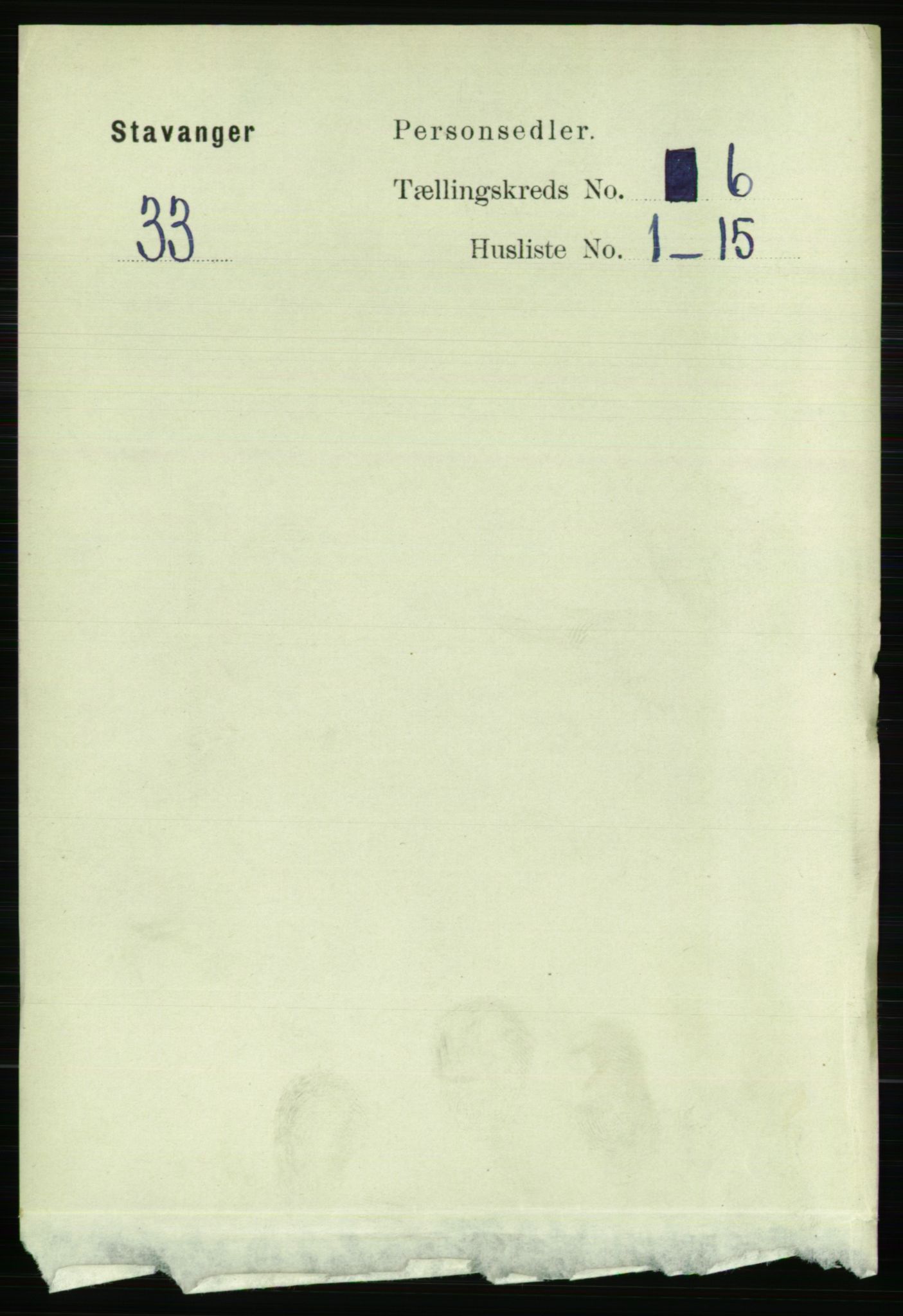RA, 1891 census for 1103 Stavanger, 1891, p. 9972