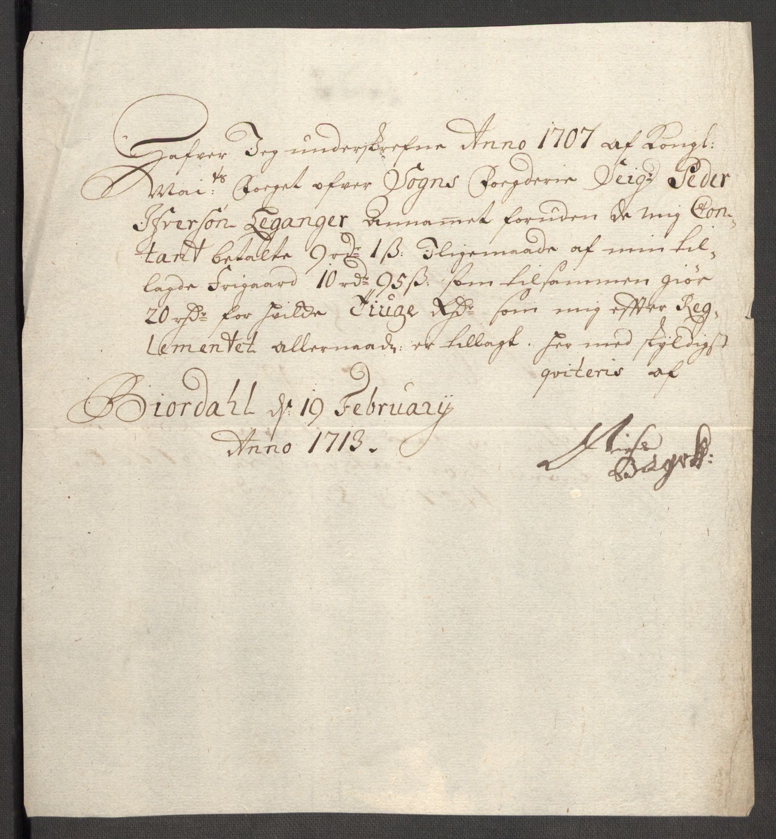 Rentekammeret inntil 1814, Reviderte regnskaper, Fogderegnskap, RA/EA-4092/R52/L3315: Fogderegnskap Sogn, 1708, p. 429