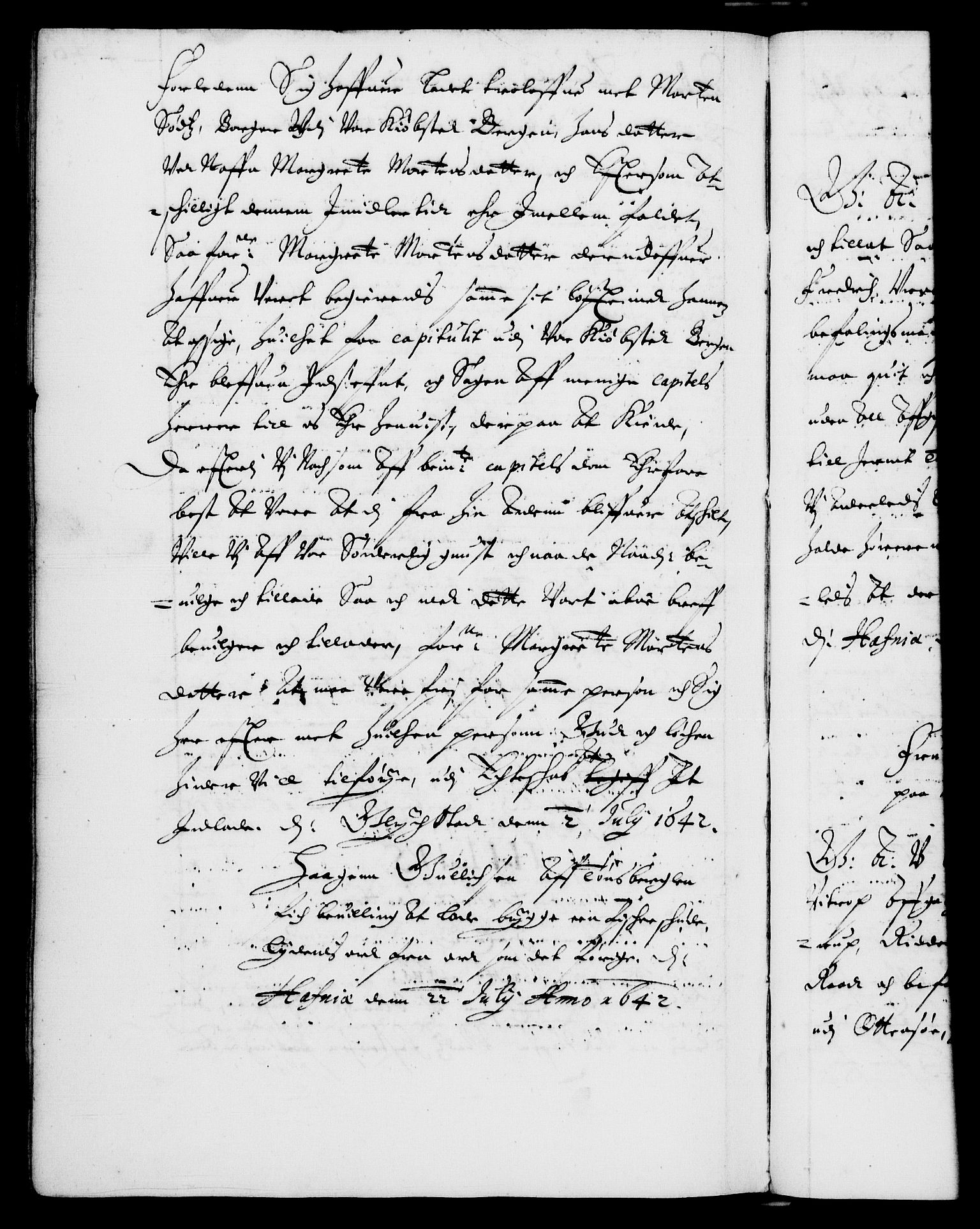 Danske Kanselli 1572-1799, AV/RA-EA-3023/F/Fc/Fca/Fcaa/L0006: Norske registre (mikrofilm), 1637-1642, p. 446b