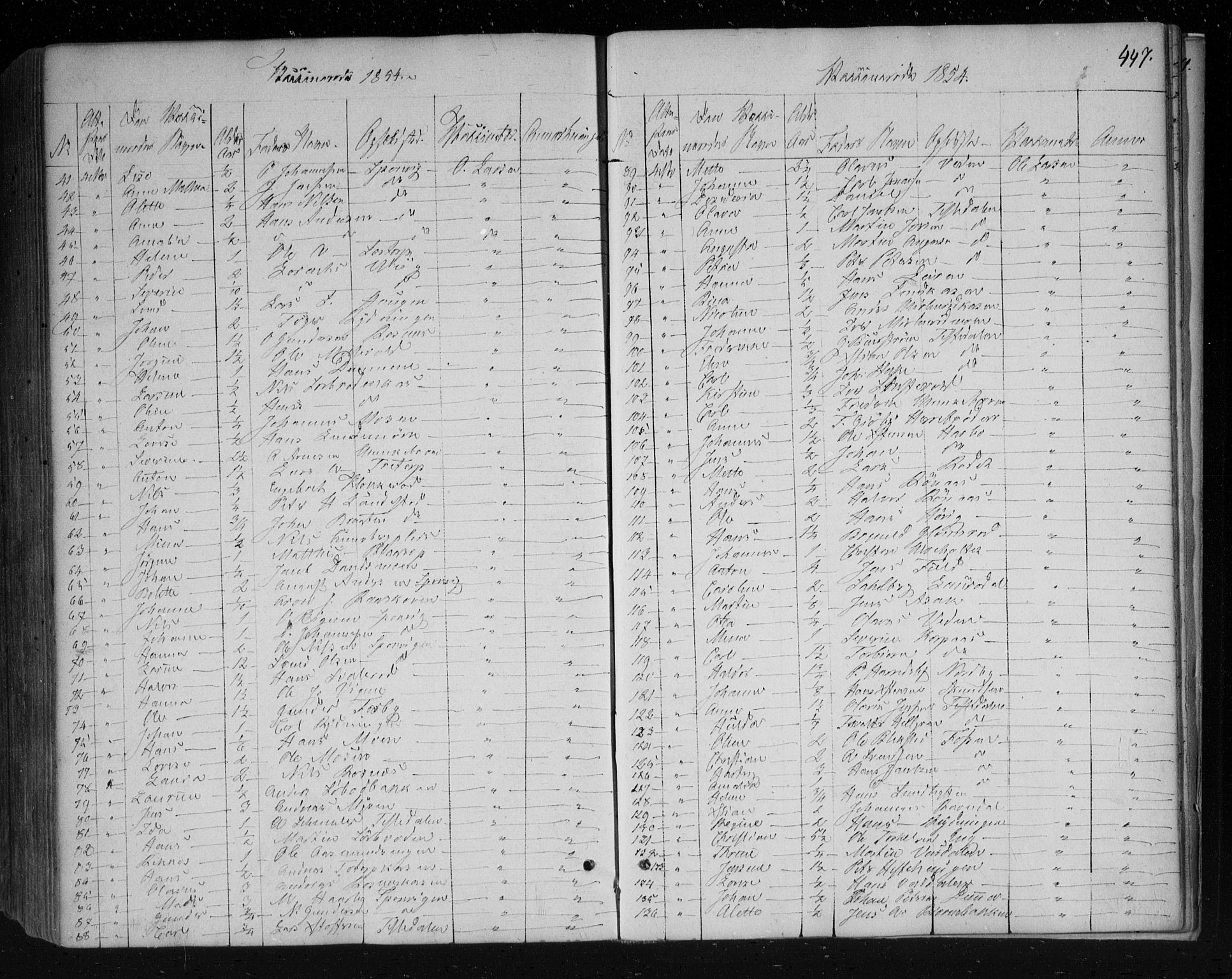 Berg prestekontor Kirkebøker, SAO/A-10902/F/Fa/L0004: Parish register (official) no. I 4, 1843-1860, p. 447
