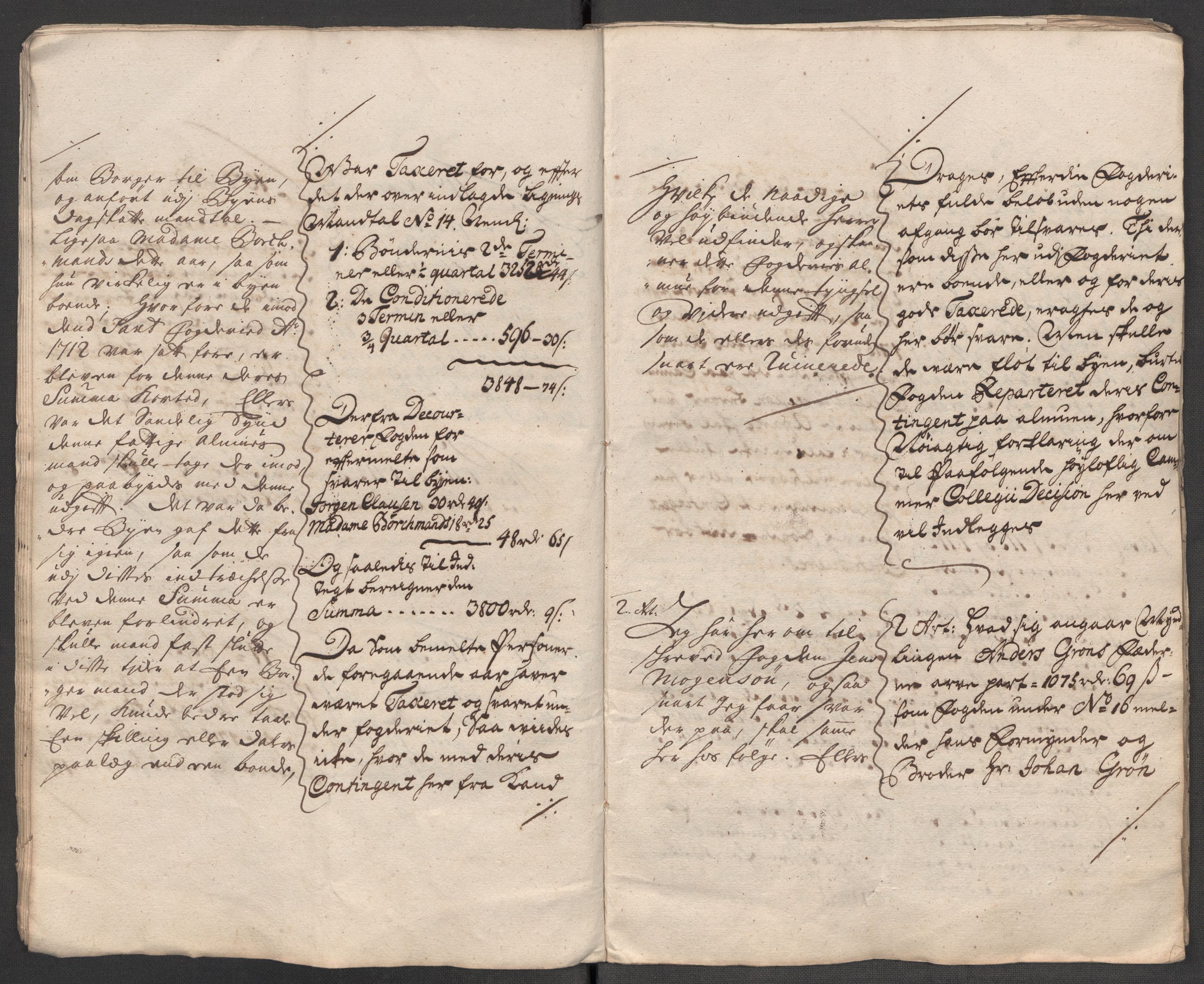 Rentekammeret inntil 1814, Reviderte regnskaper, Fogderegnskap, AV/RA-EA-4092/R57/L3864: Fogderegnskap Fosen, 1716, p. 224