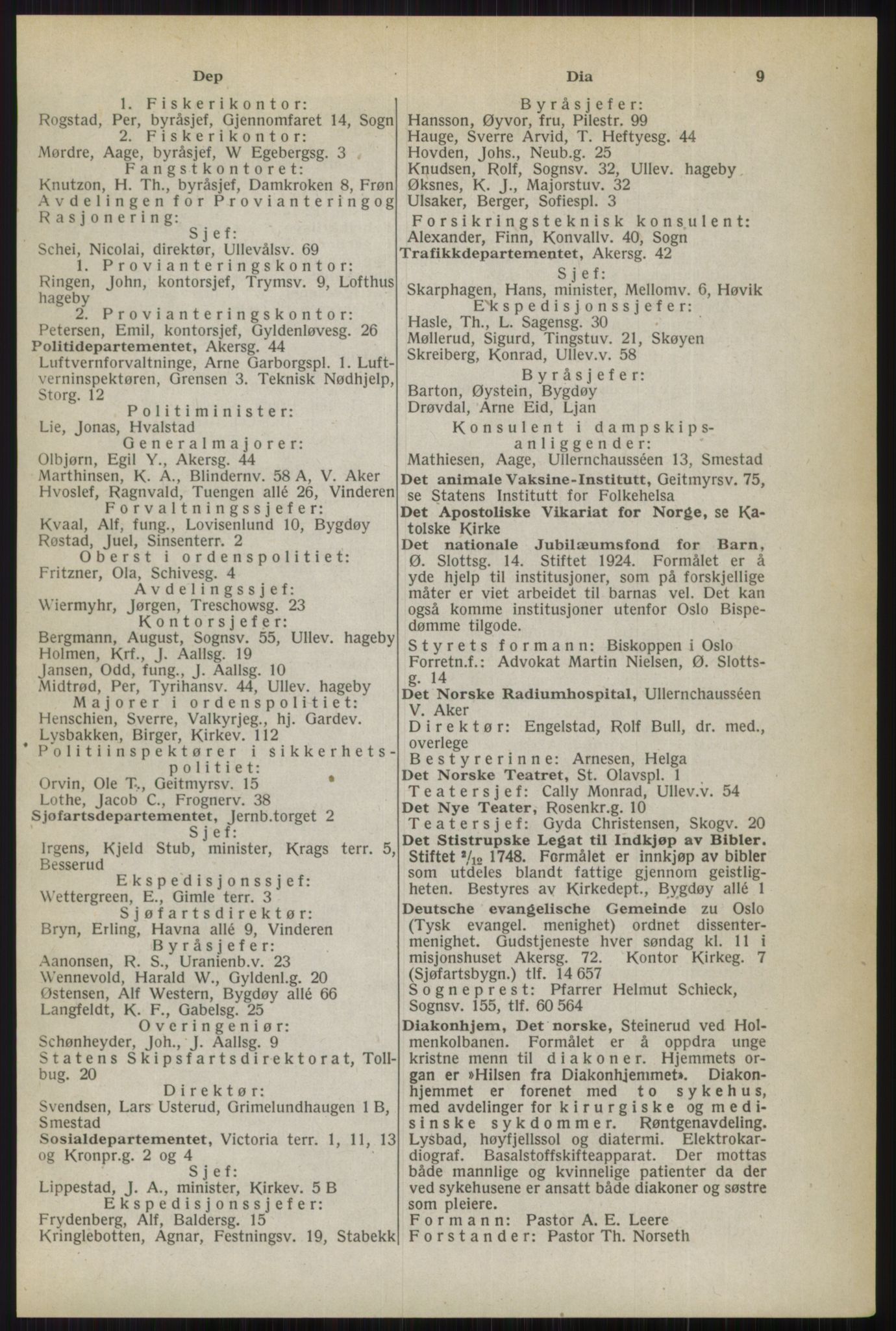 Kristiania/Oslo adressebok, PUBL/-, 1944, p. 9