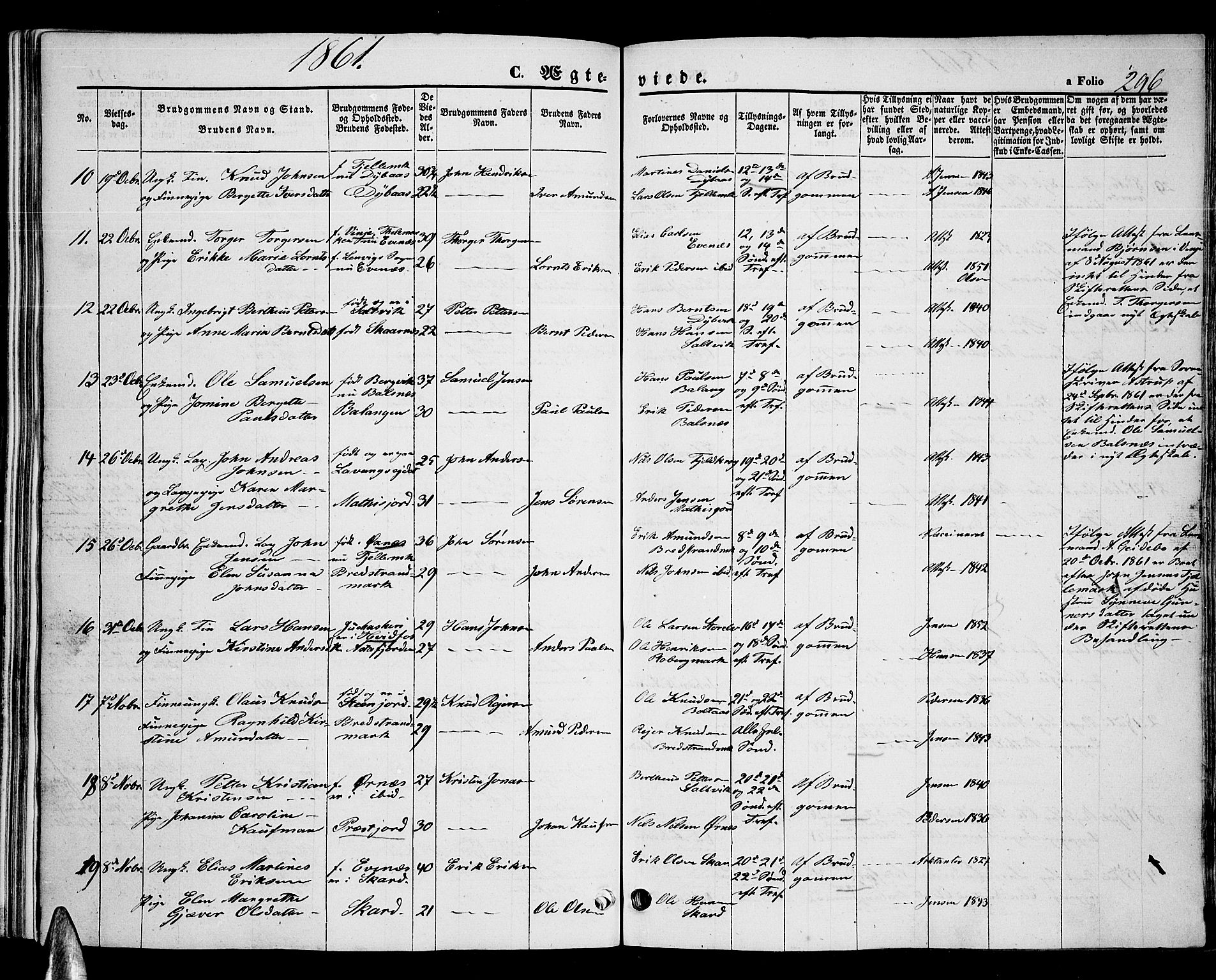 Ministerialprotokoller, klokkerbøker og fødselsregistre - Nordland, AV/SAT-A-1459/863/L0912: Parish register (copy) no. 863C02, 1858-1876, p. 296